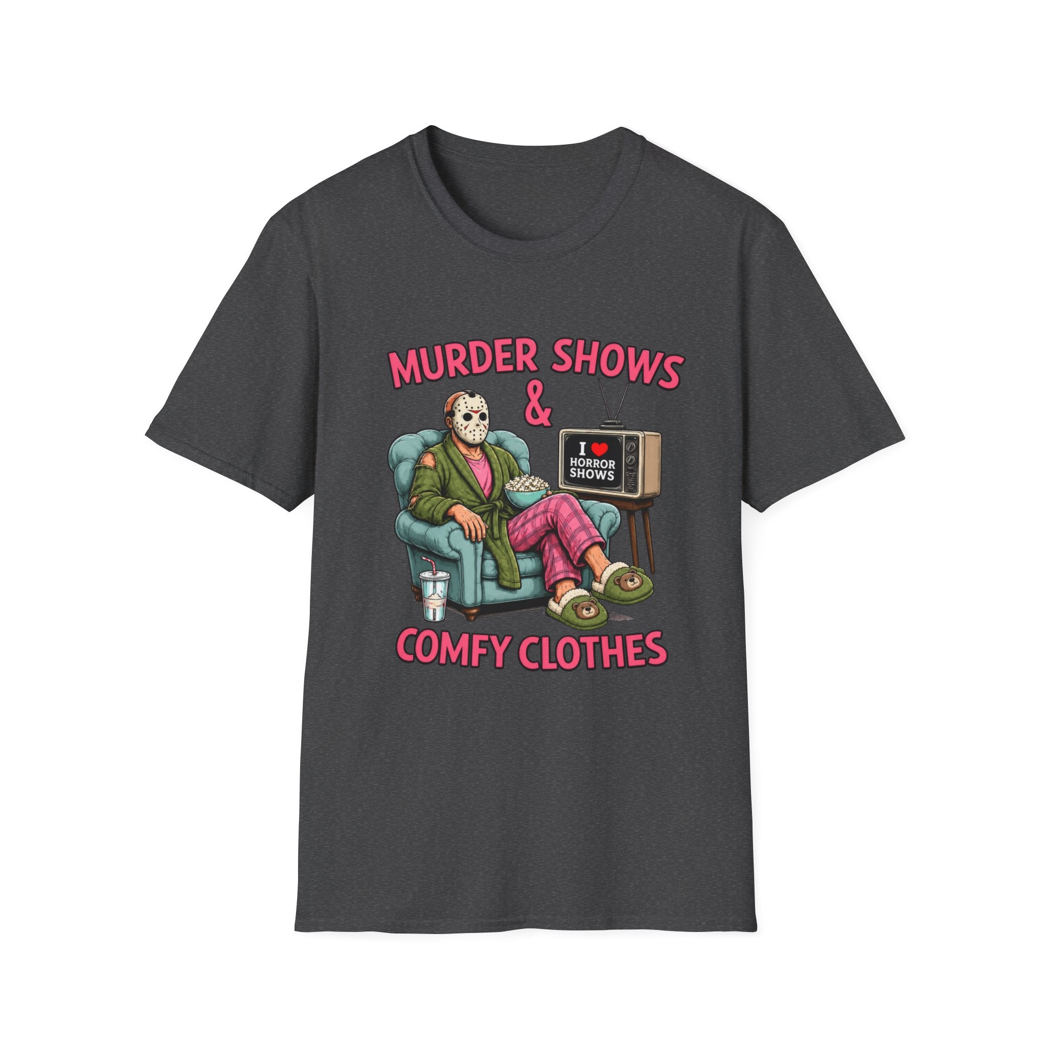 Murder Shows and Comfy Clothes Tee- Gildan