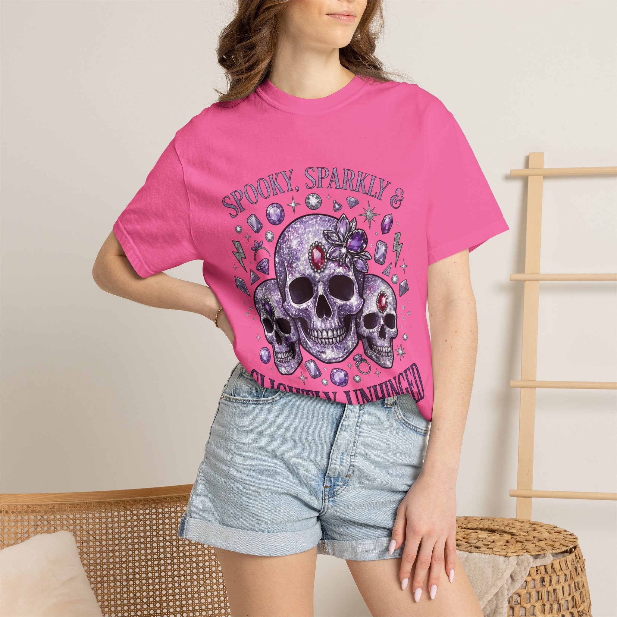 Spooky and Sparkly Tee - Comfort Colors