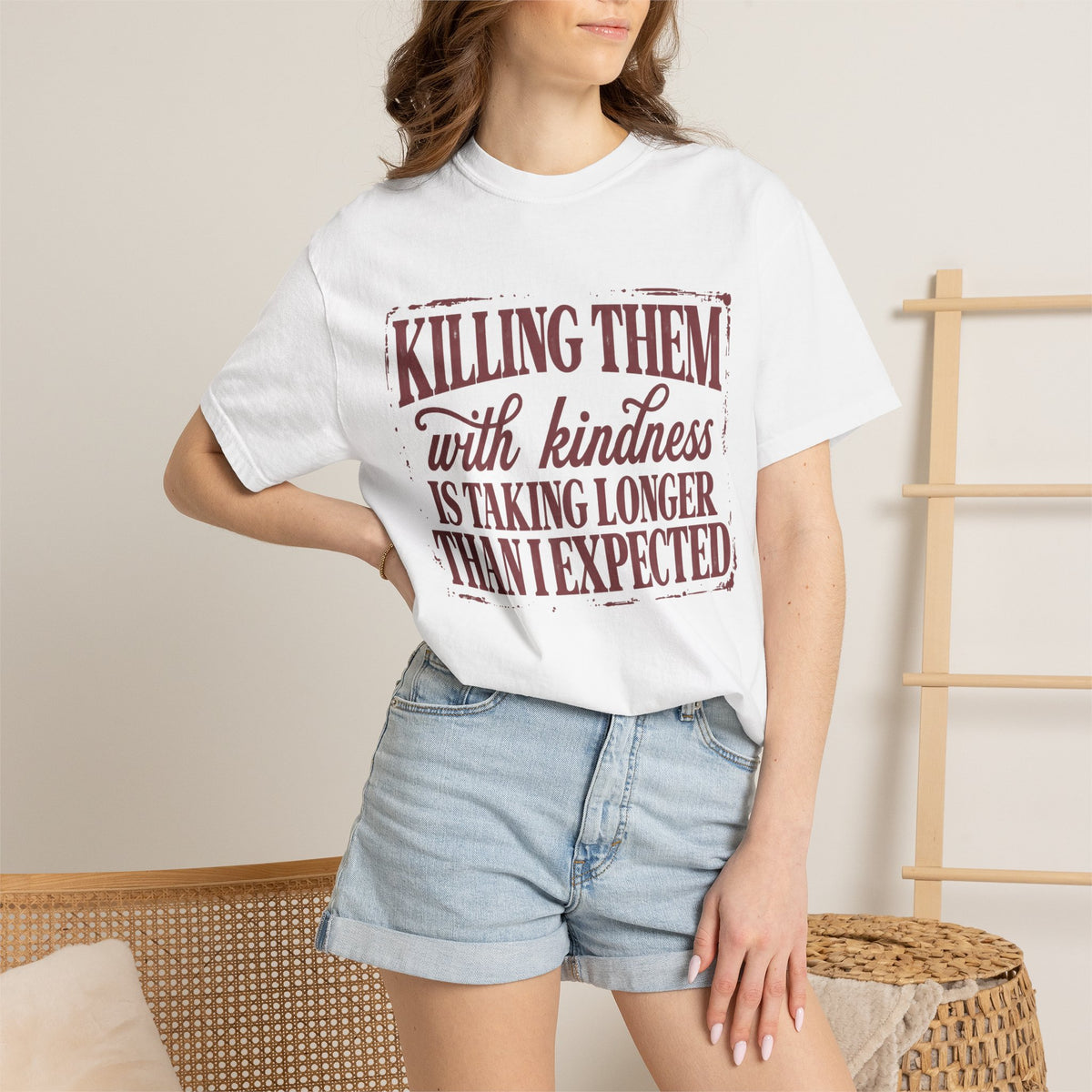 Killing Them With Kindness Tee - Comfort Colors