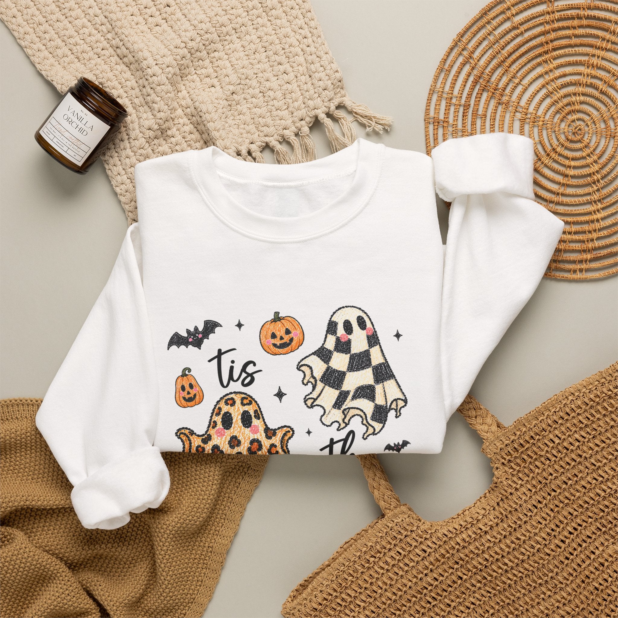 Tis The Season Halloween Sweatshirt - Gildan