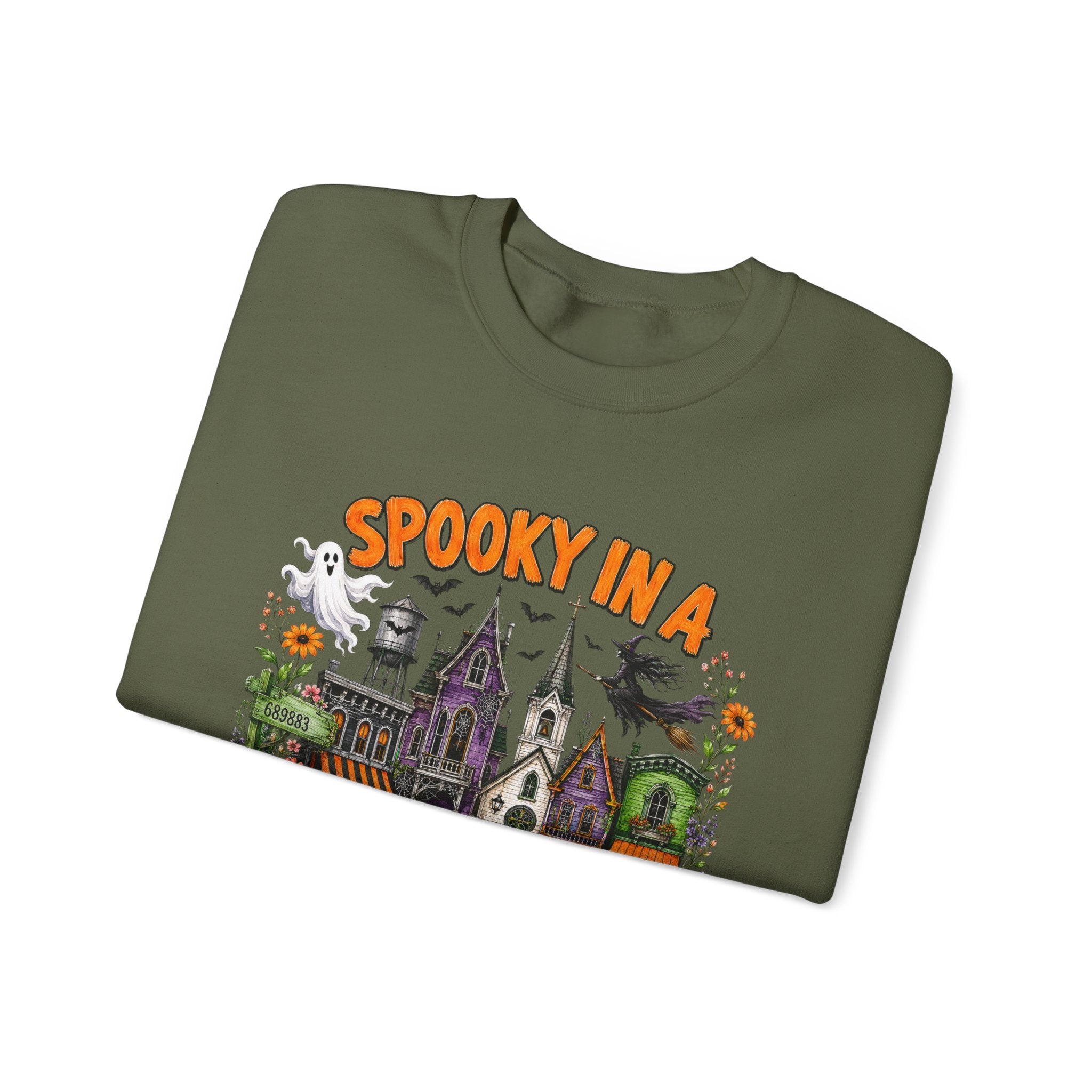 Spooky In A Smalltown Sweatshirt - Gildan