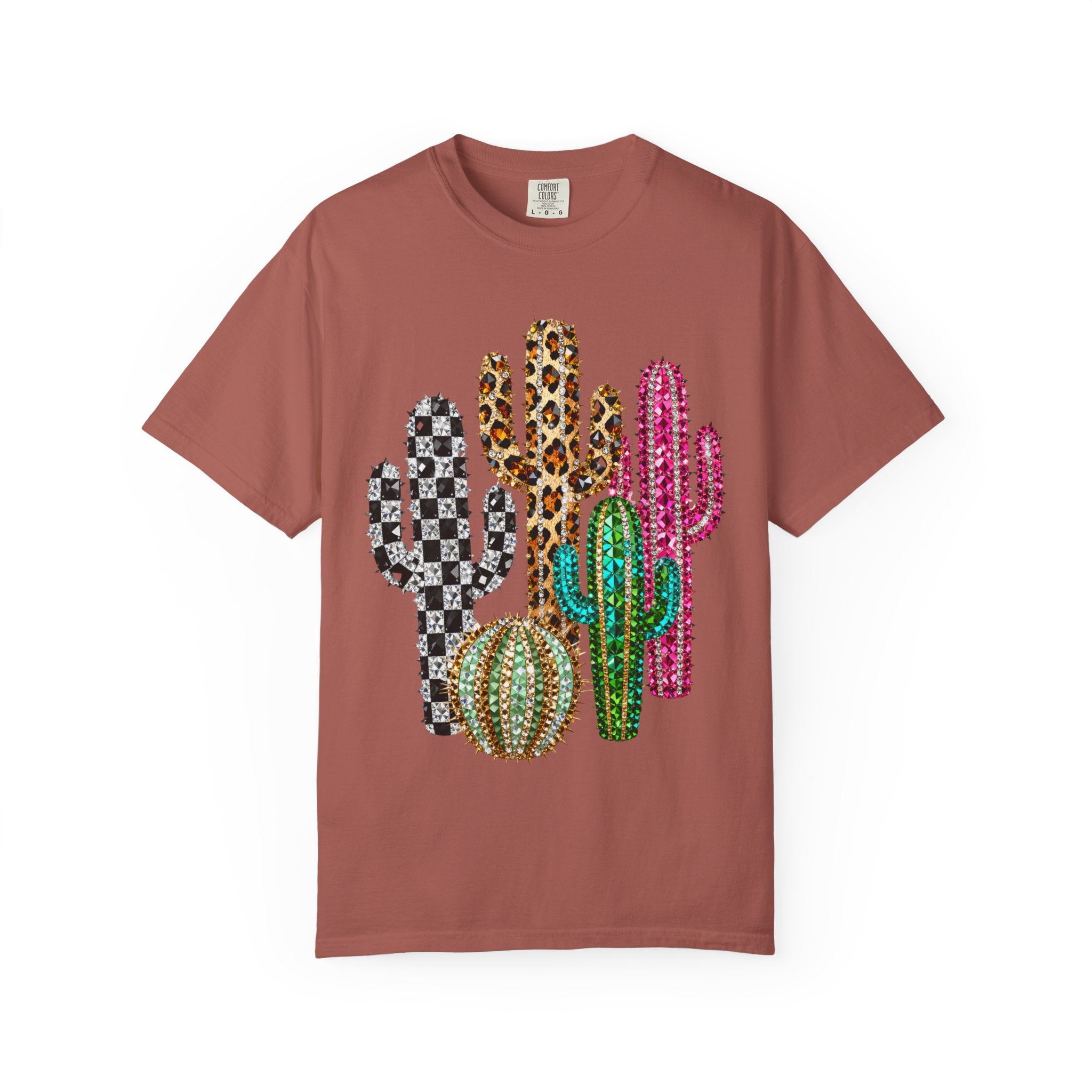 The Jeweled Cactus Tee - Comfort Colors