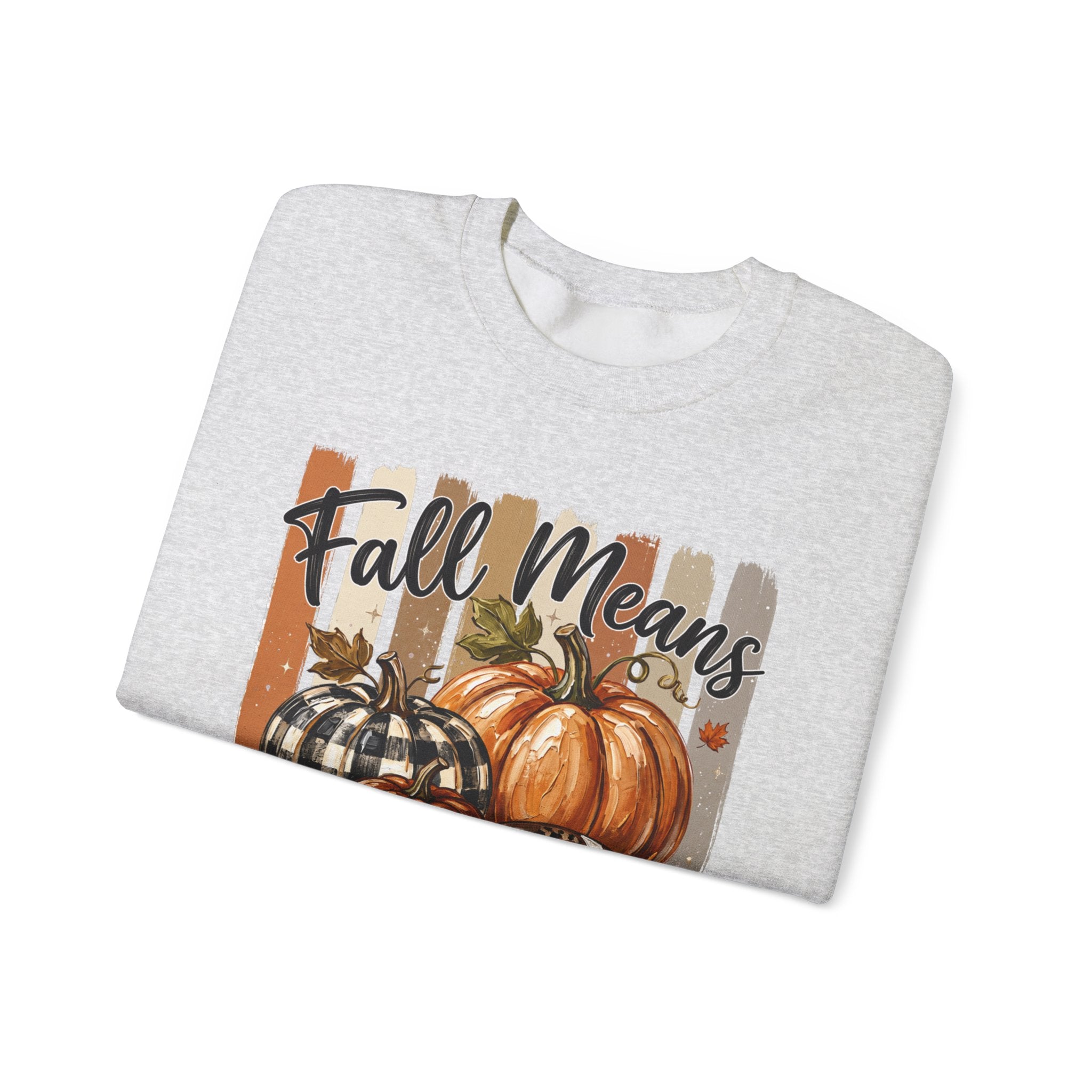 Fall Means Football Sweatshirt - Gildan