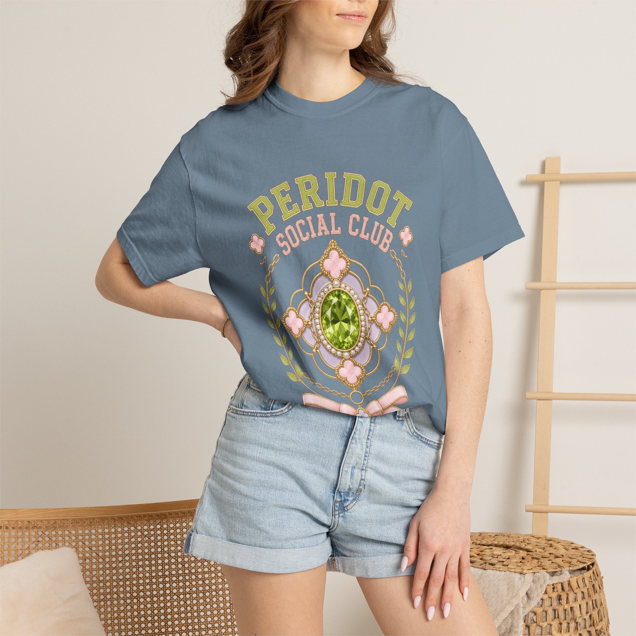 Peridot Social Club Tee - Comfort Colors