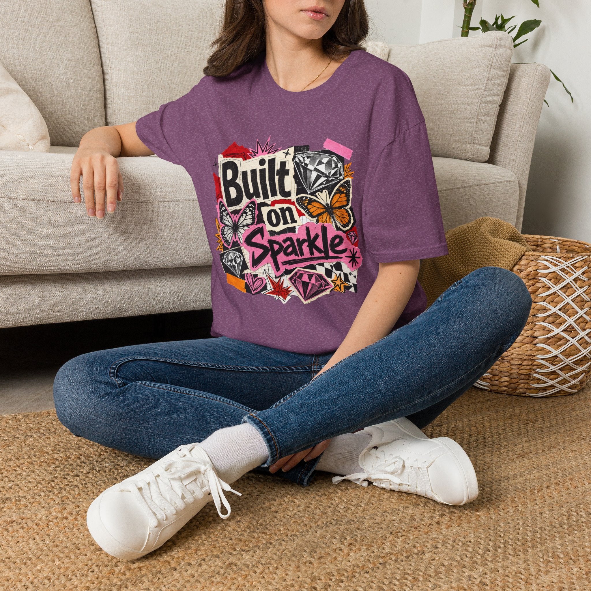 Built on Sparkle Tee - Gildan