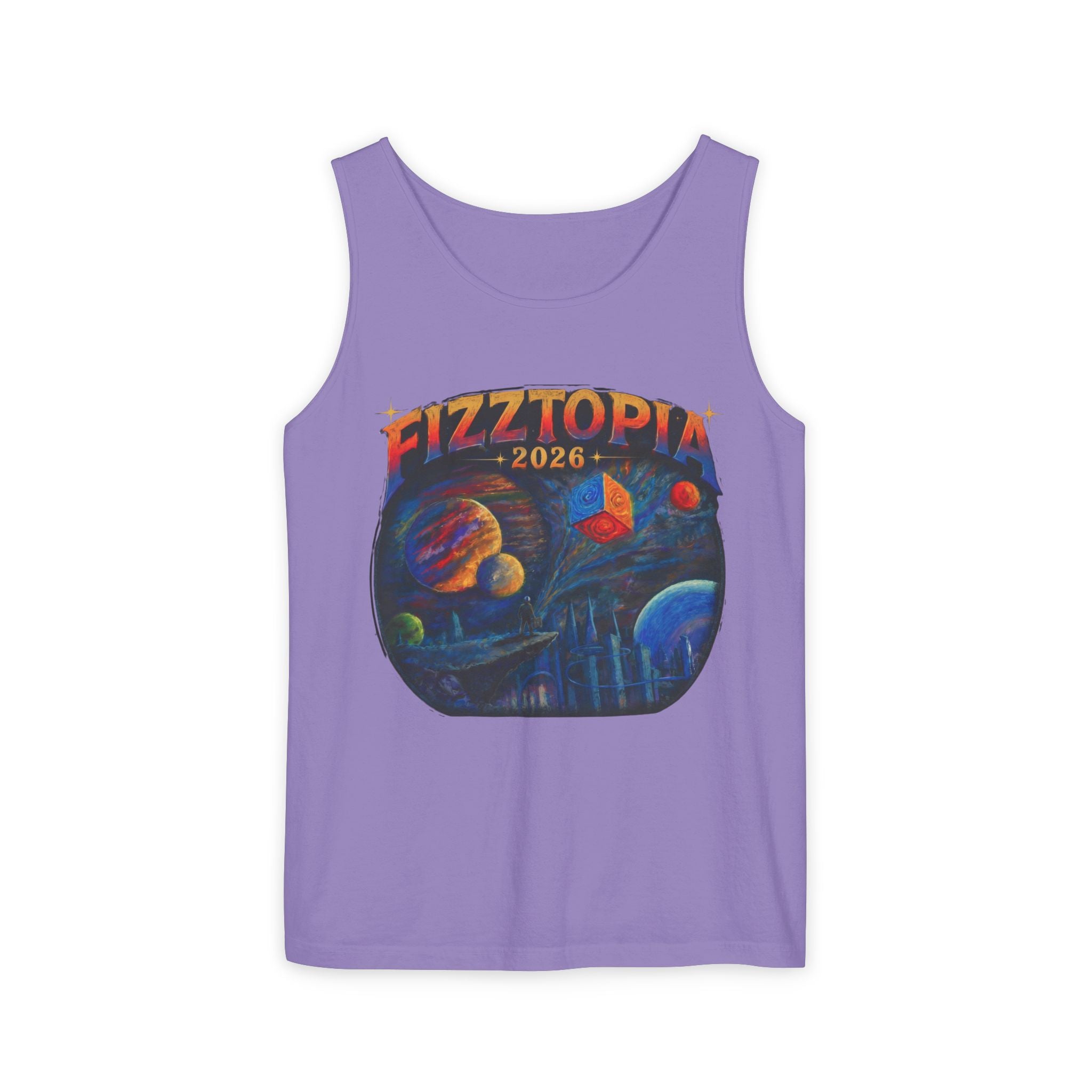 Daddy Ring Bomb's Fizztopia Galaxy Tank - Comfort Colors