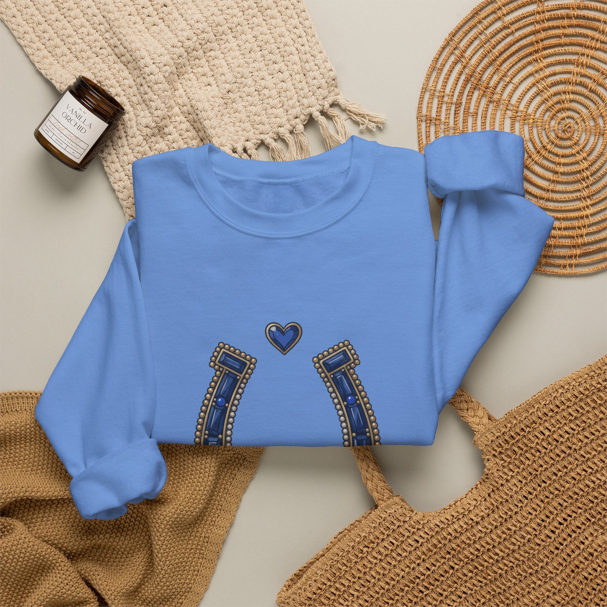 The Sapphire Horseshoe Sweatshirt - Gildan