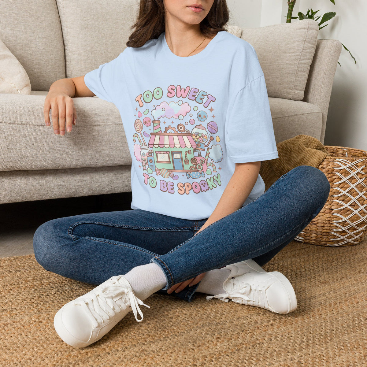 Too Sweet To Be Spooky Tee - Gildan