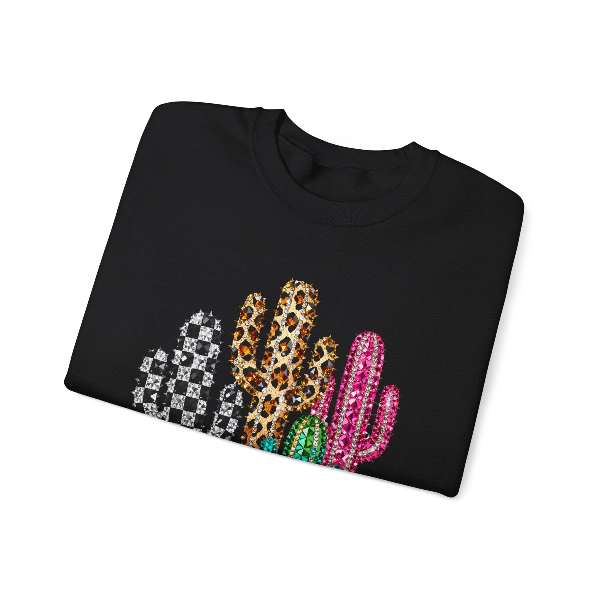 The Jeweled Cactus Sweatshirt - Gildan