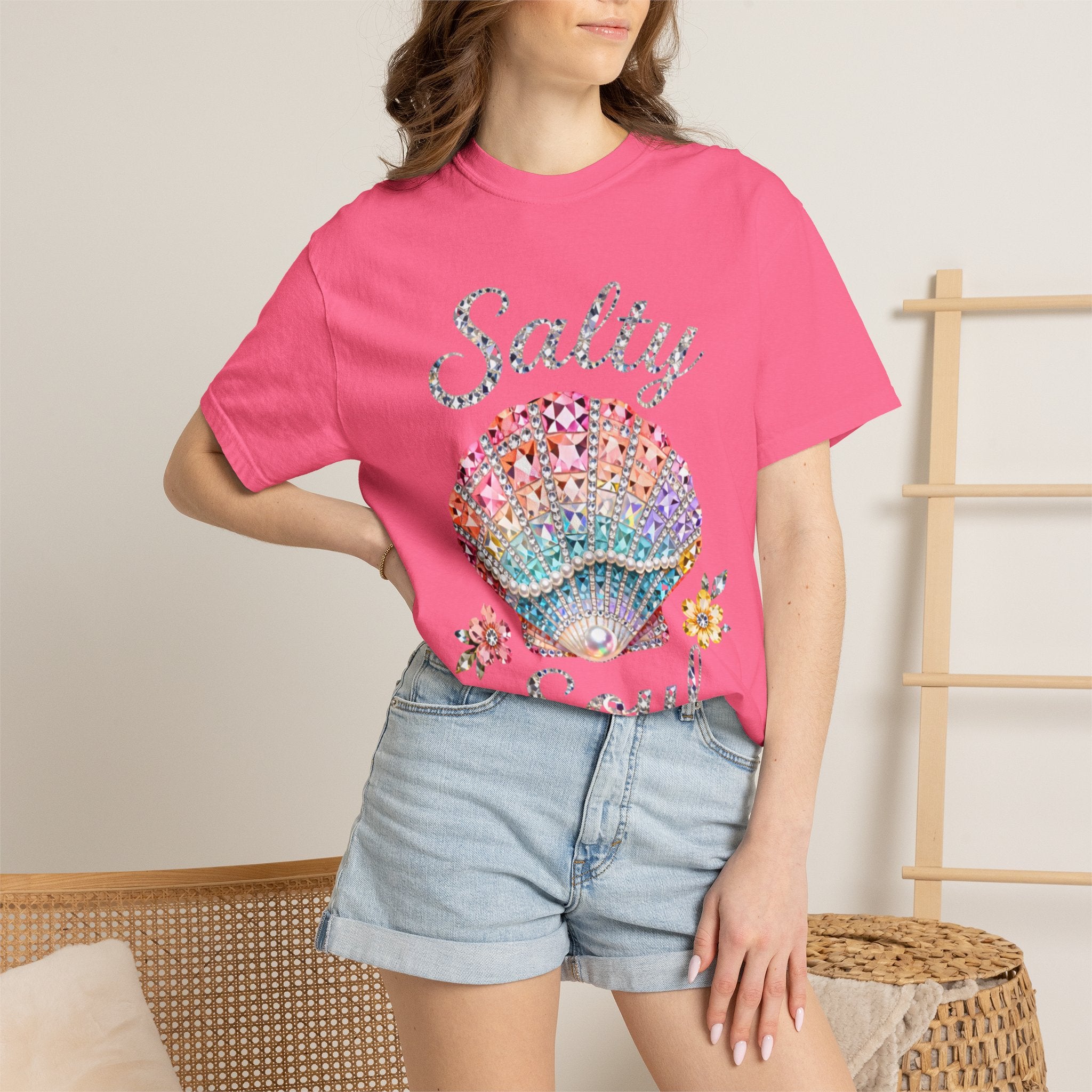 Salty Soul Jewel Tee - Comfort Colors