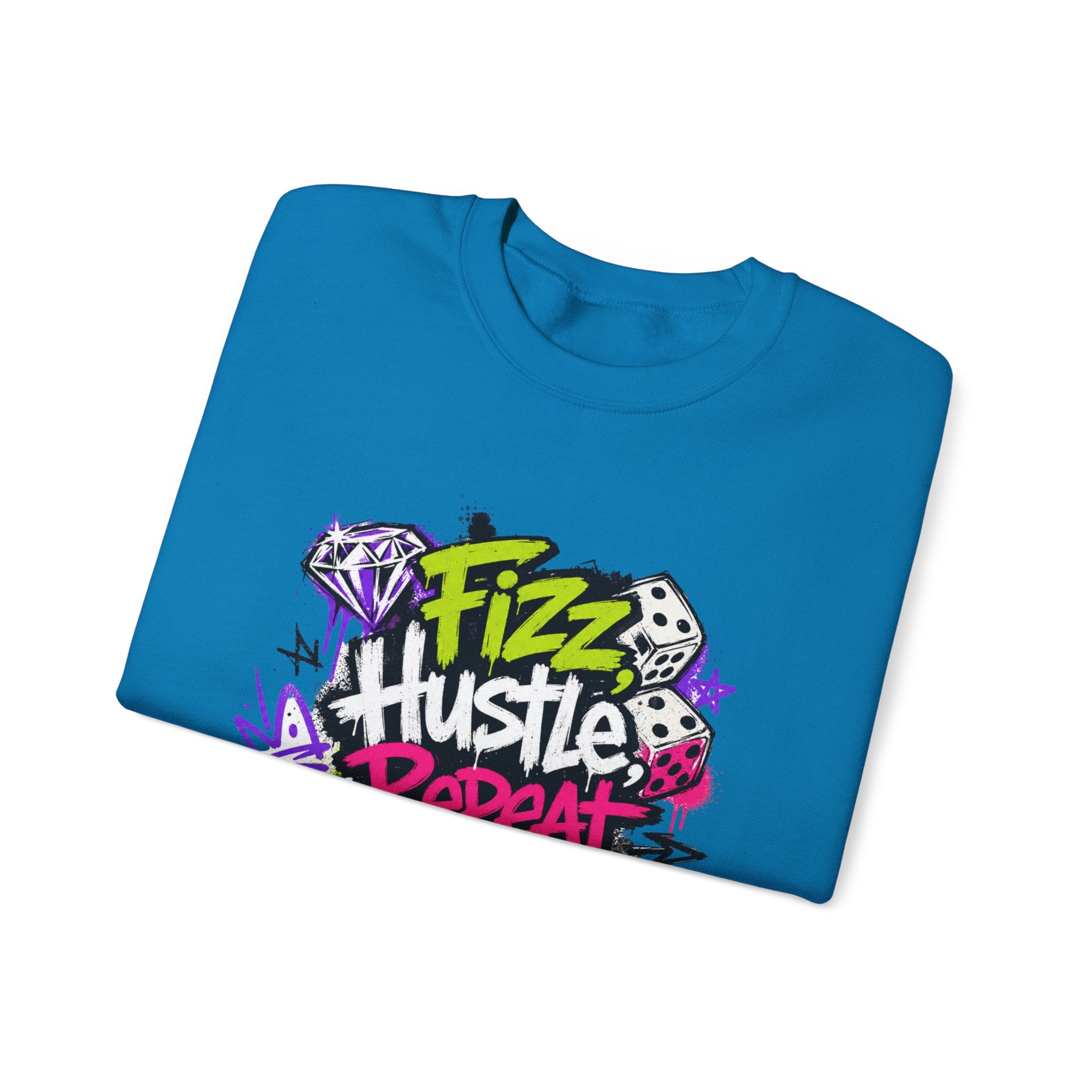 Fizz Hustle Repeat Sweatshirt - Gildan