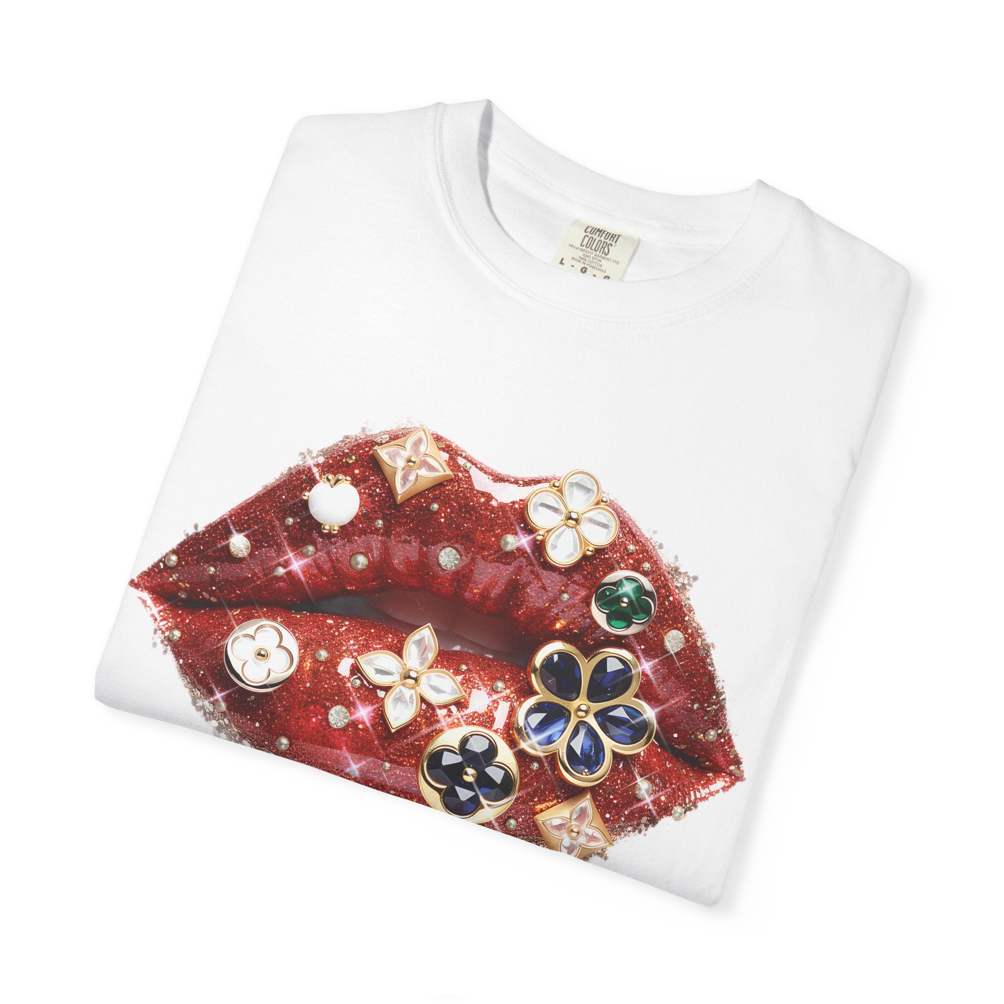 Jewel Lips Tee - Comfort Colors