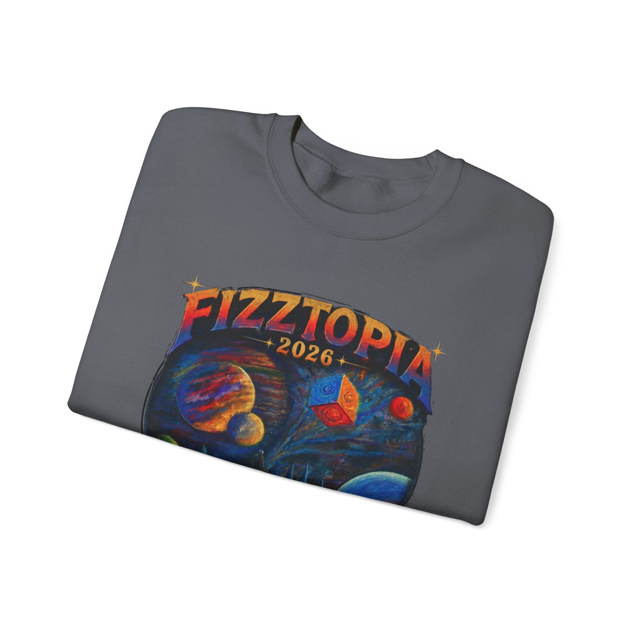 Daddy Ring Bomb's Fizztopia Galaxy Sweatshirt - Gildan