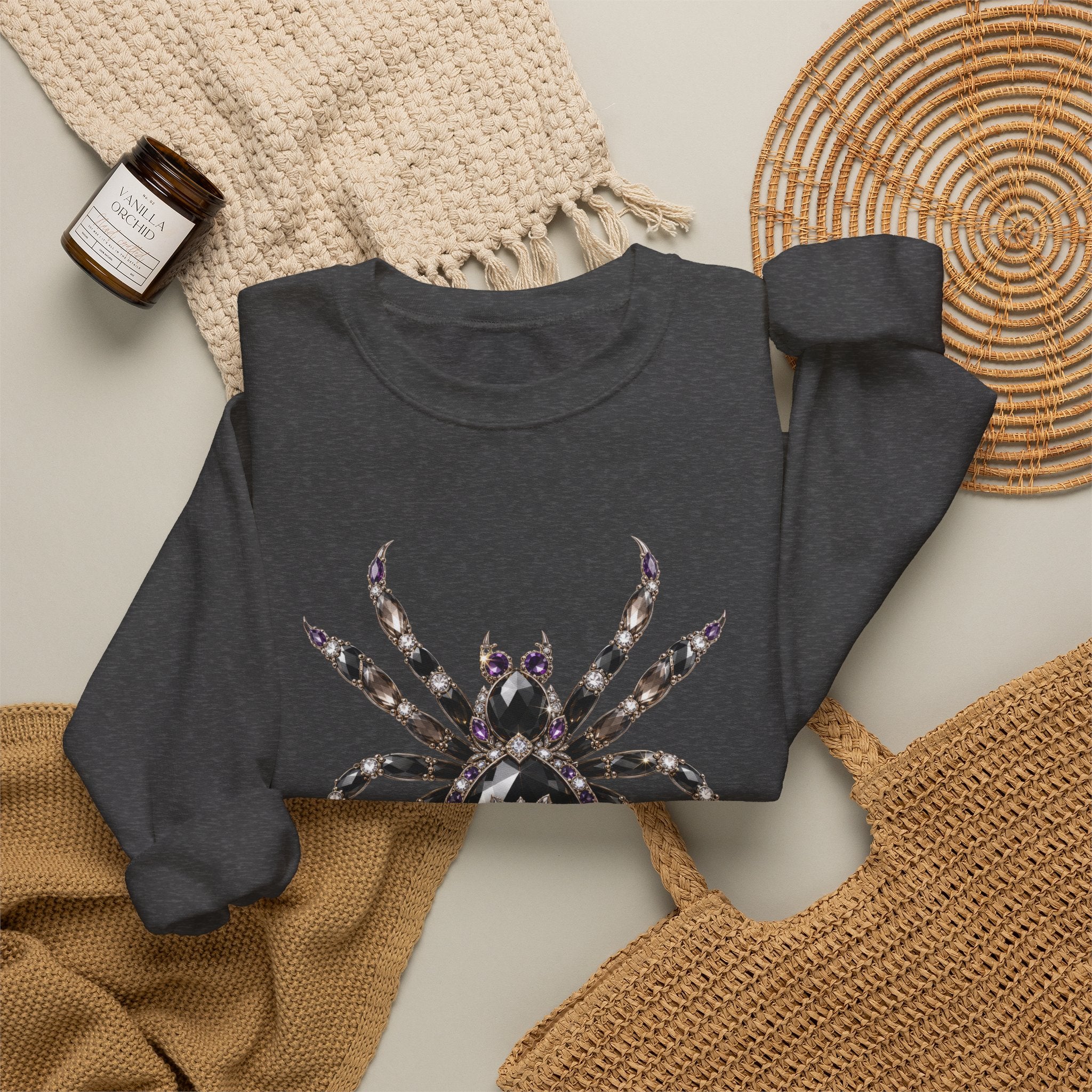The Jeweled Spider Sweatshirt - Gildan