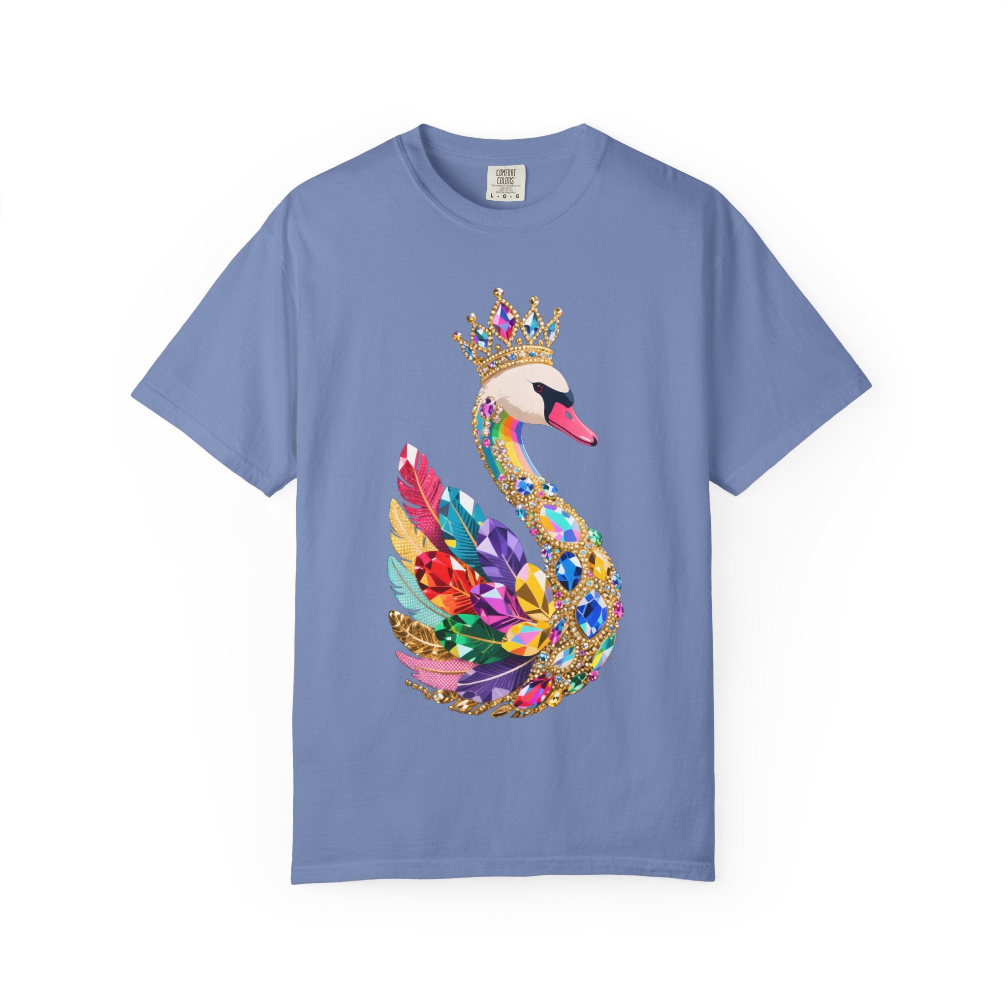 Swan Crown Jewel T-Shirt — Comfort Colors Tee