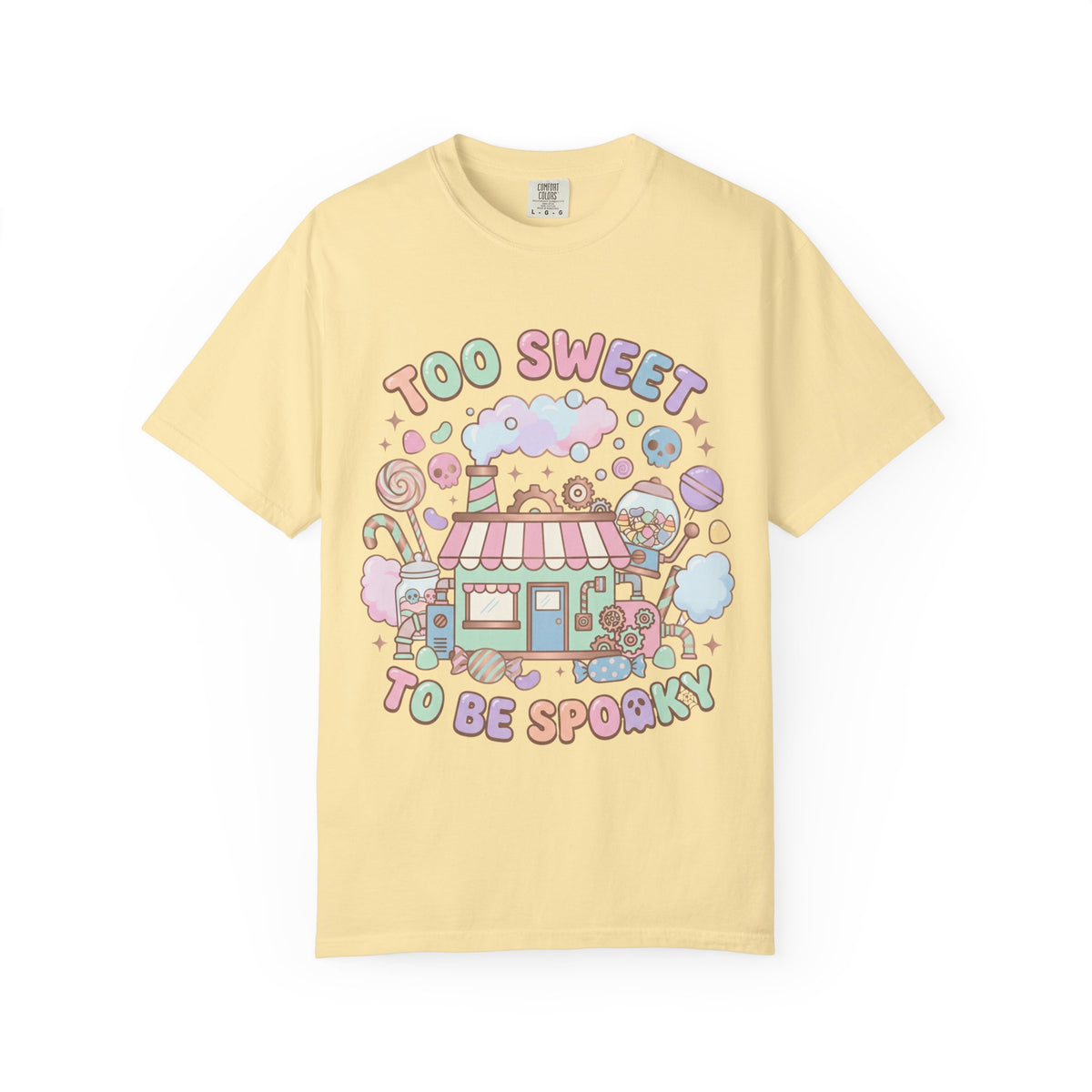 Too Sweet To Be Spooky Tee - Comfort Colors