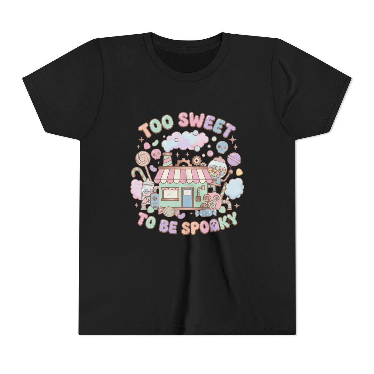 Too Sweet To Be Spooky Big Kid Tee