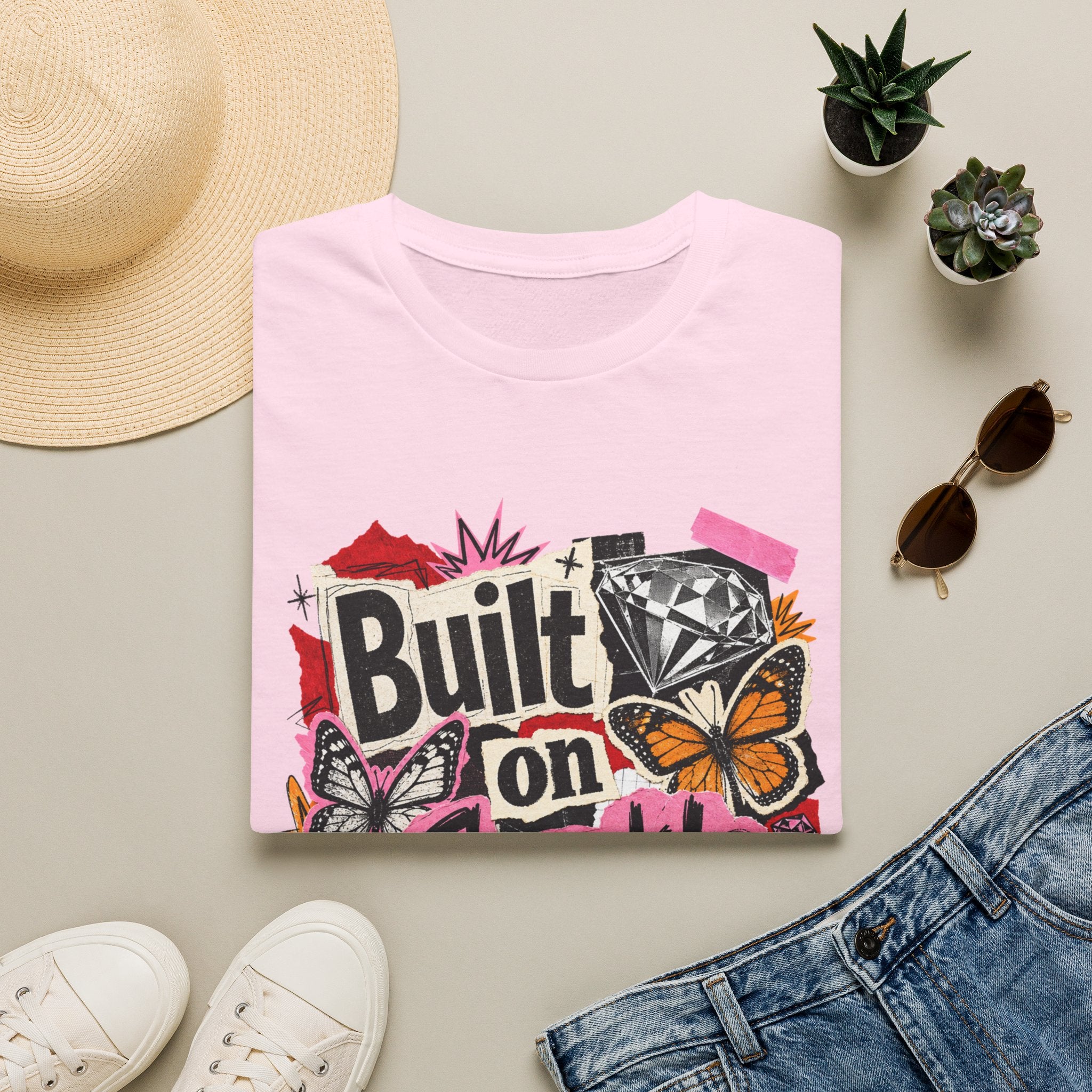 Built on Sparkle Tee - Gildan