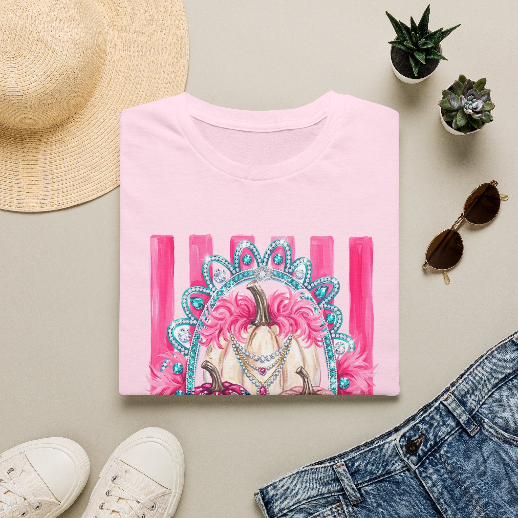 Pink Pumpkins Glam Tee - Gildan