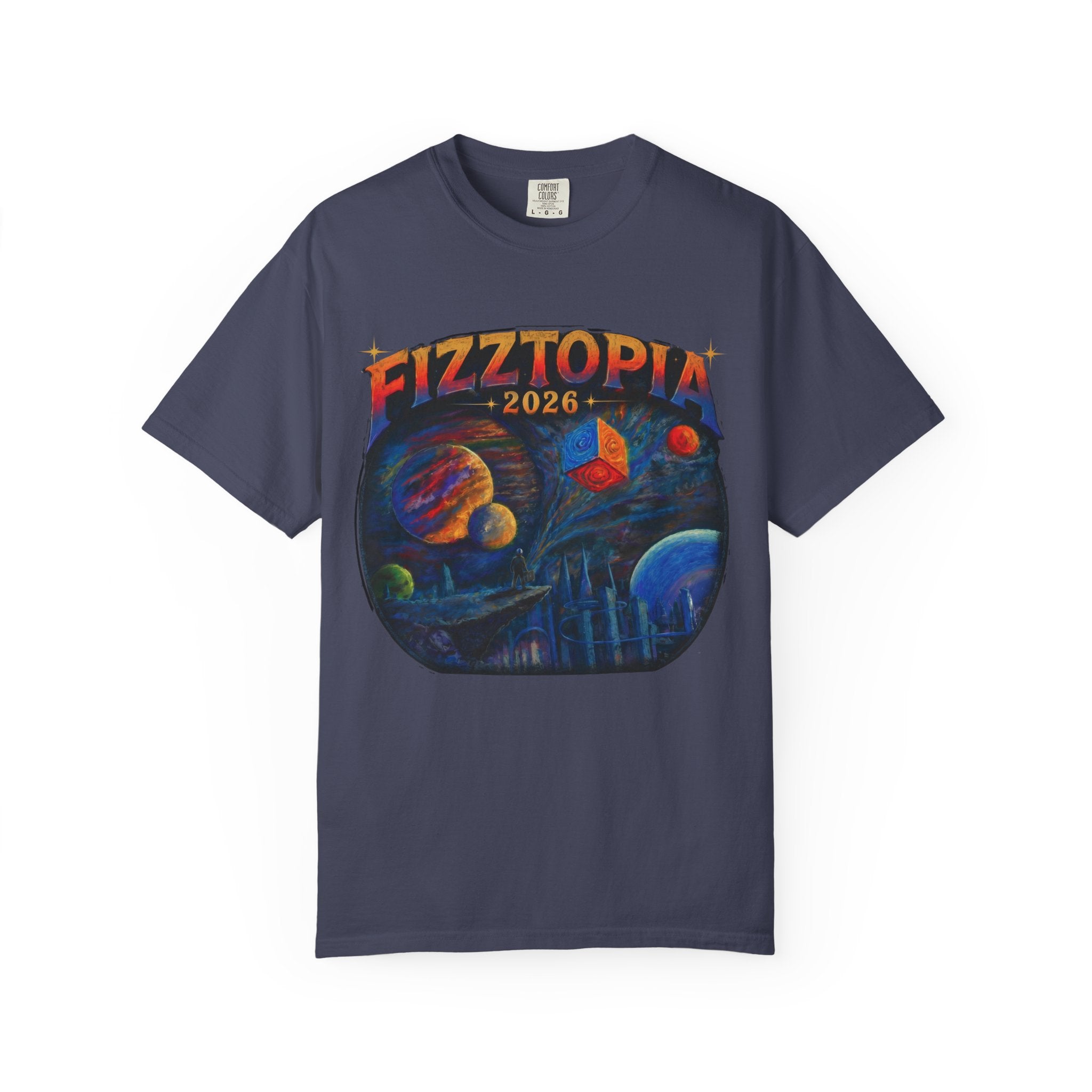 Daddy Ring Bomb's Fizztopia Galaxy Shirt - Comfort Colors