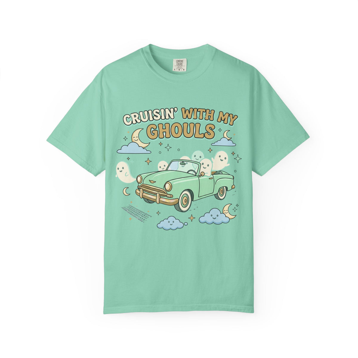 Cruisin' With My Ghouls Tee - Comfort Colors
