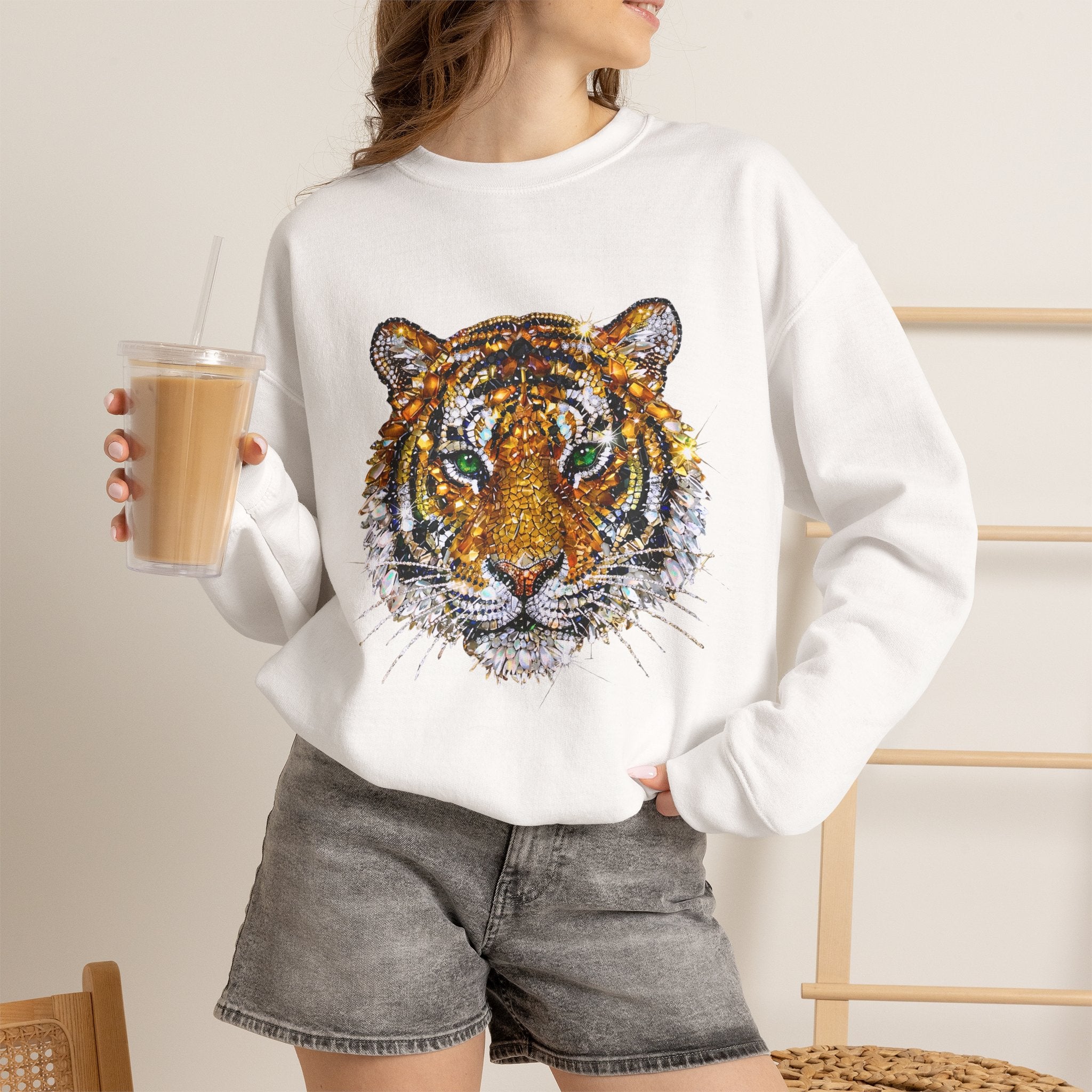 Jeweleed Tiger Sweatshirt