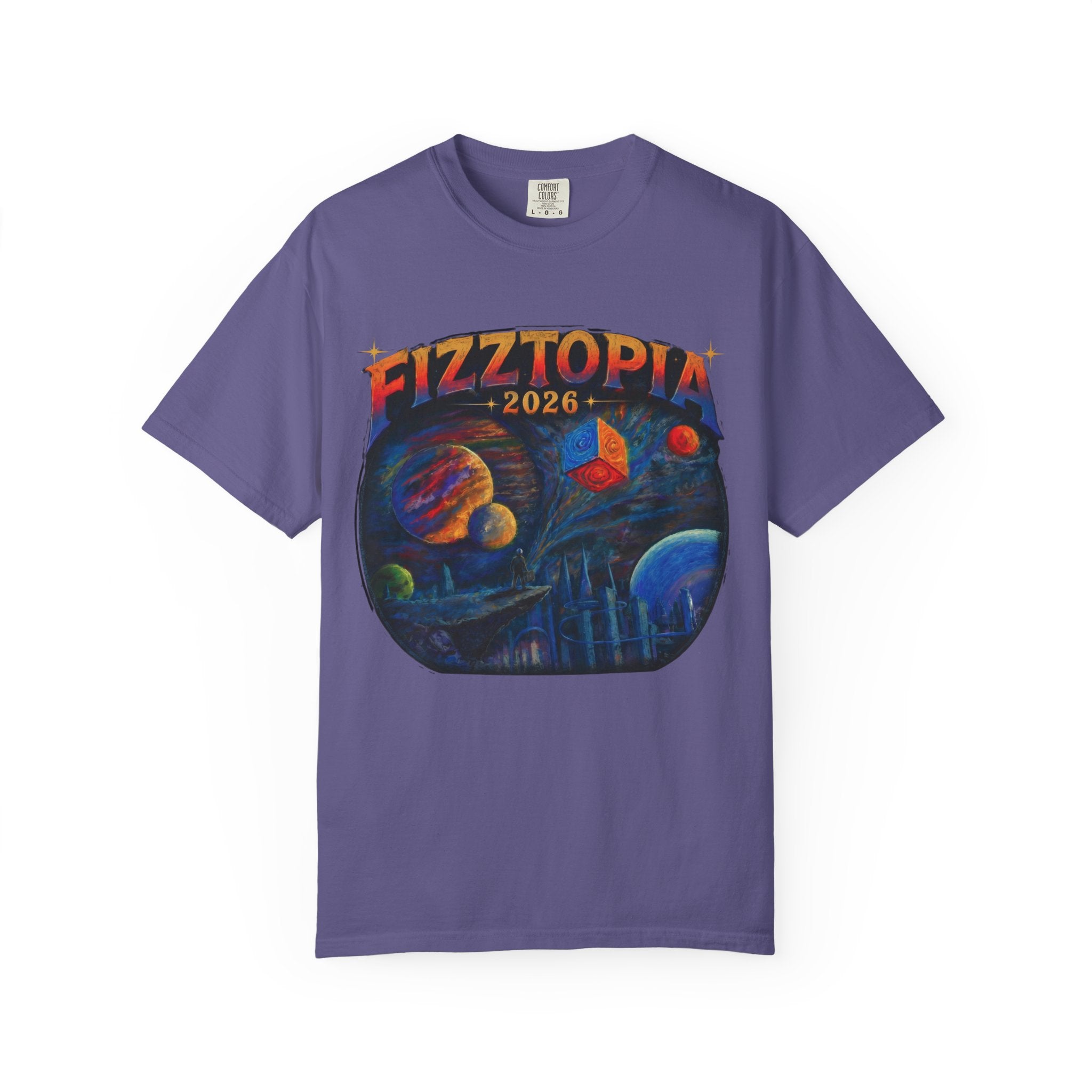 Daddy Ring Bomb's Fizztopia Galaxy Shirt - Comfort Colors