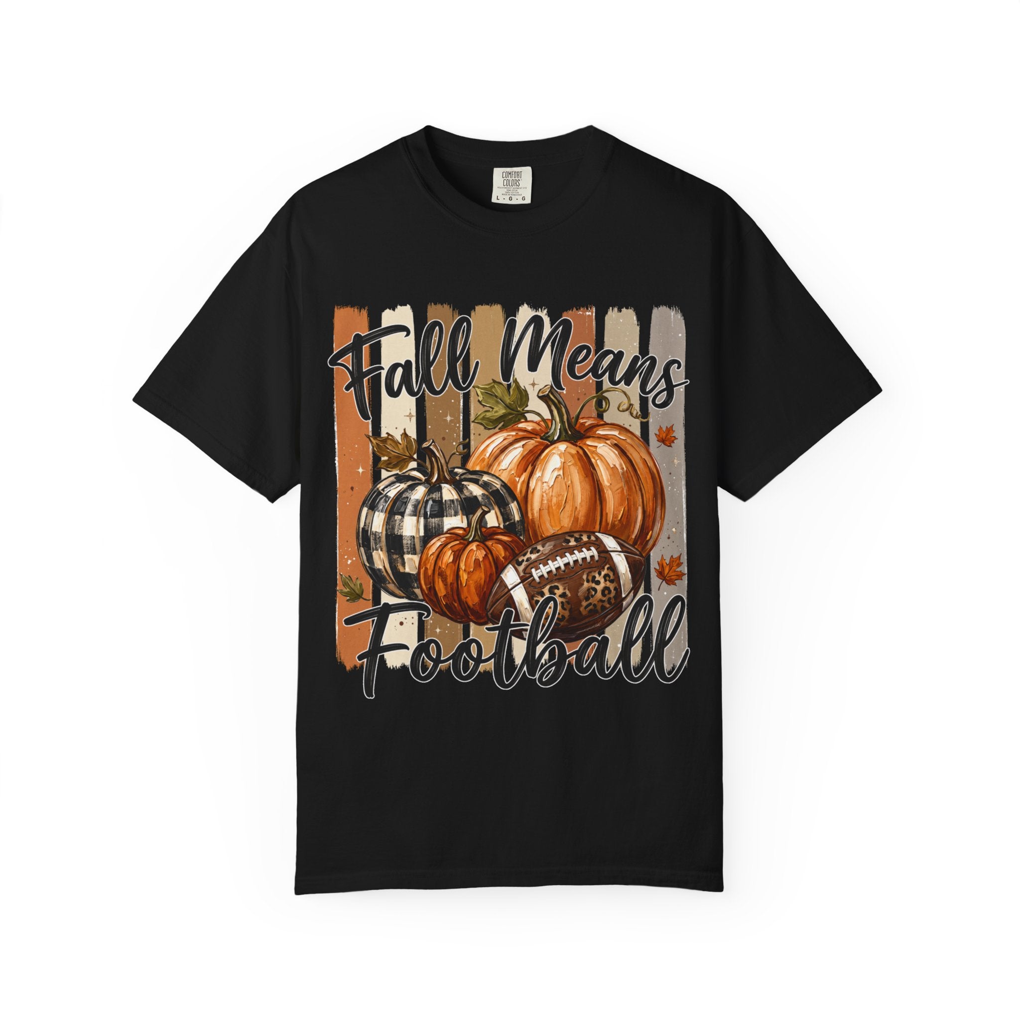 Fall Means Football Tee - Comfort Colors