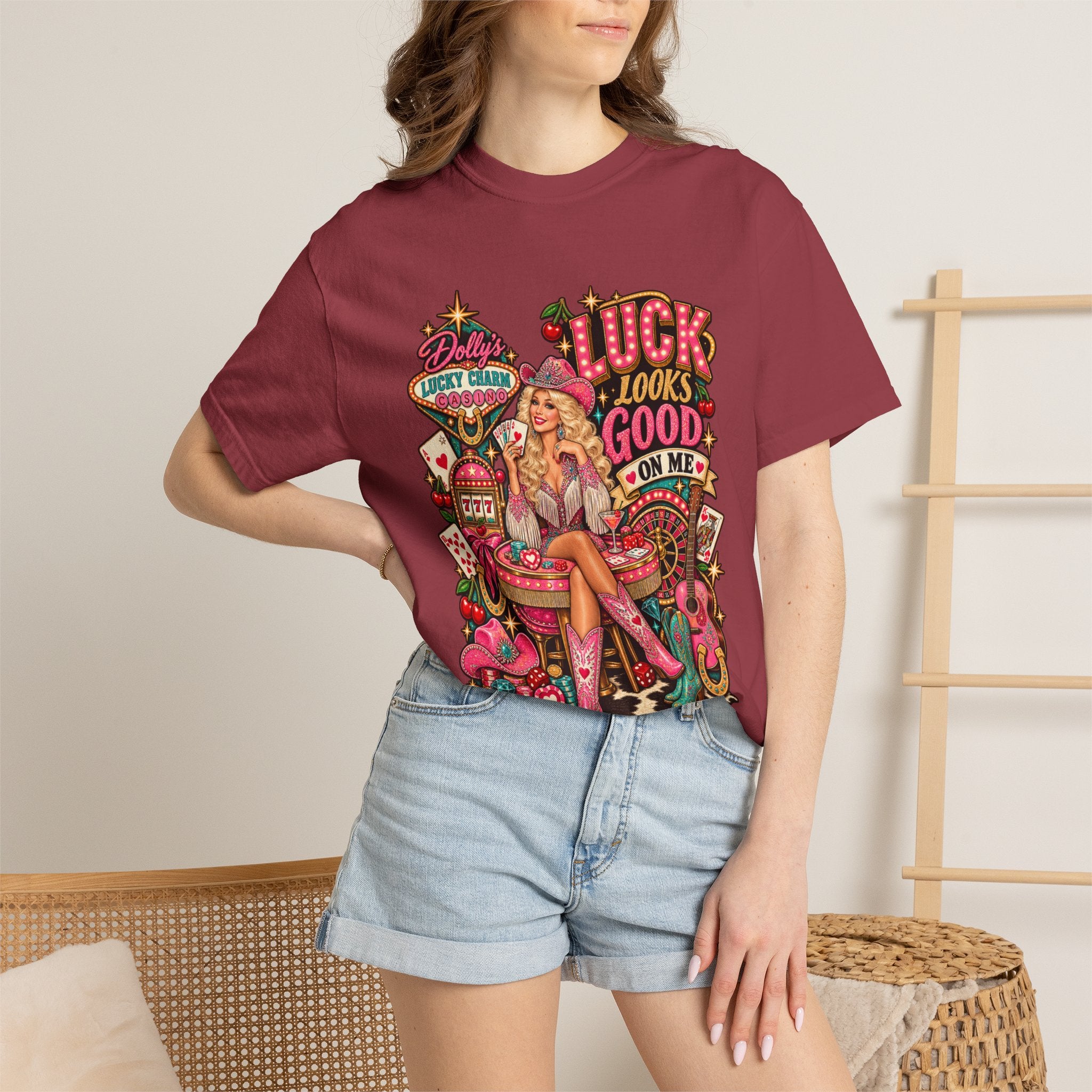 Dolly's Lucky Charm Casino Tee