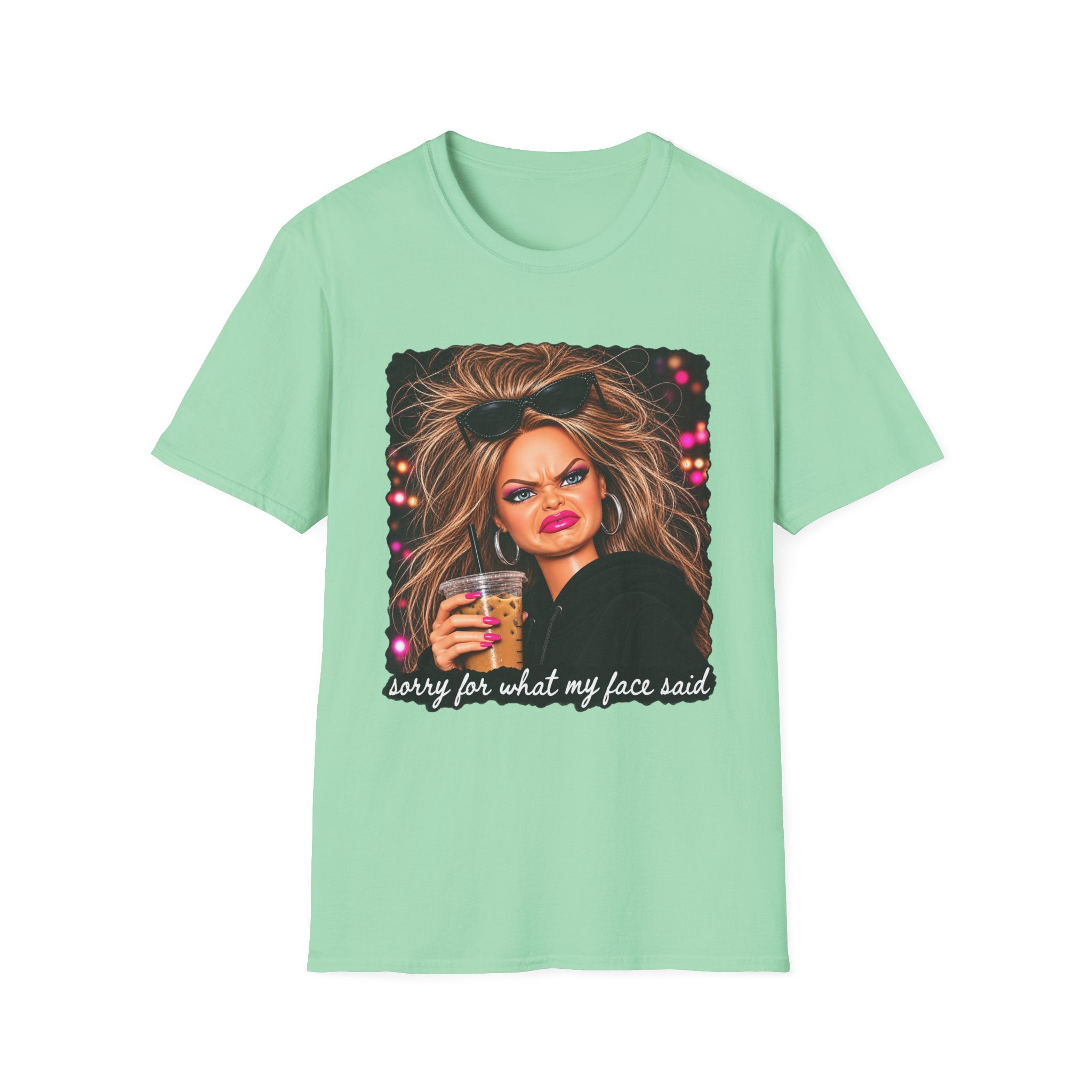 Sorry For What My Face Said Tee - Gildan