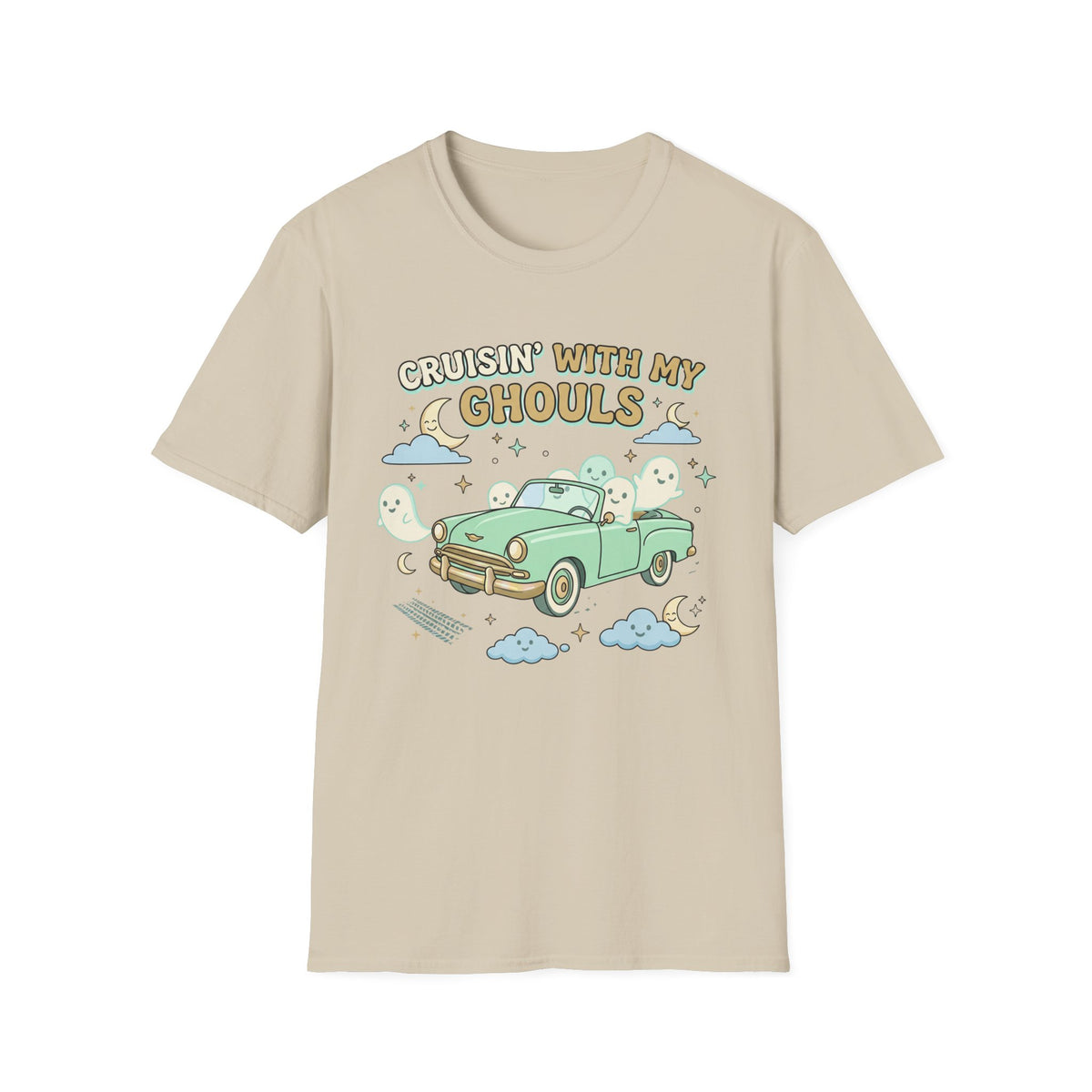 Cruisin' With My Ghouls Tee - Gildan