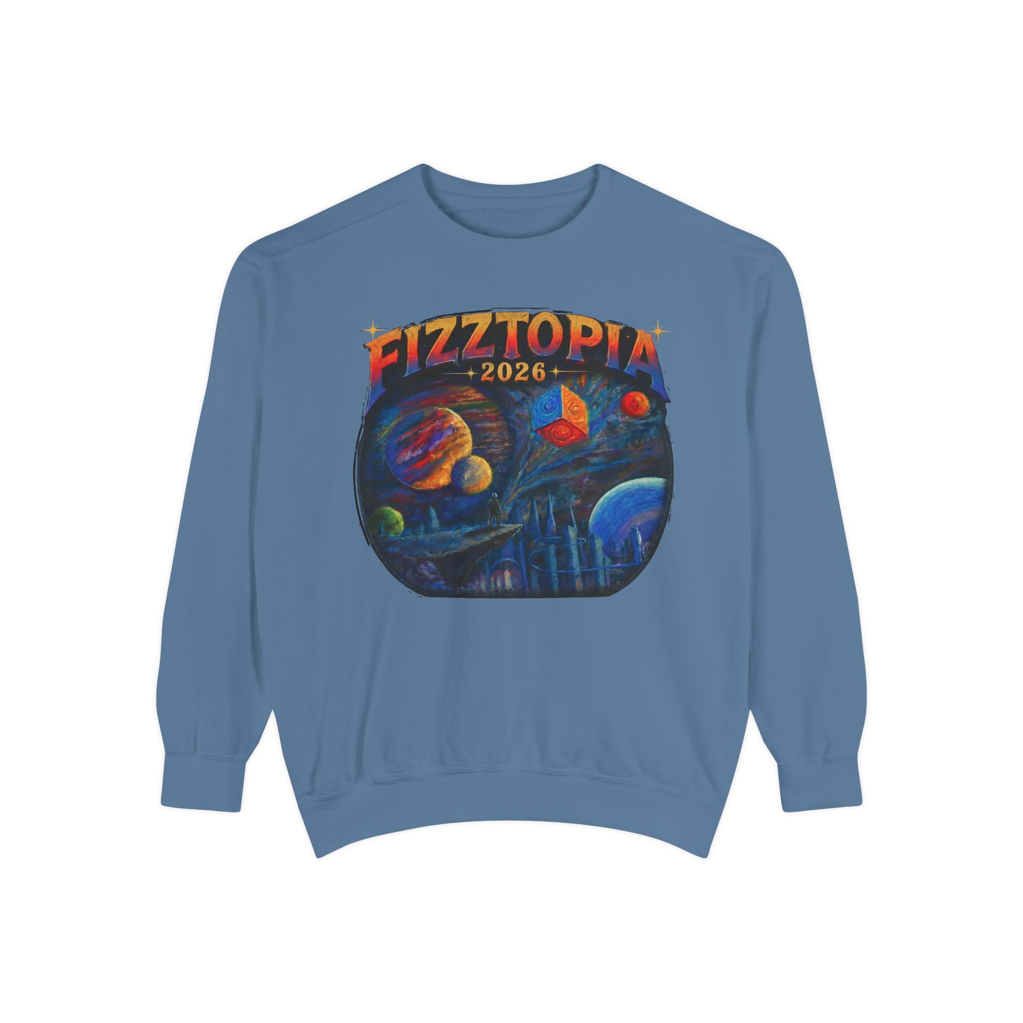 Daddy Ring Bomb's Fizztopia Galaxy Sweatshirt - Comfort Colors