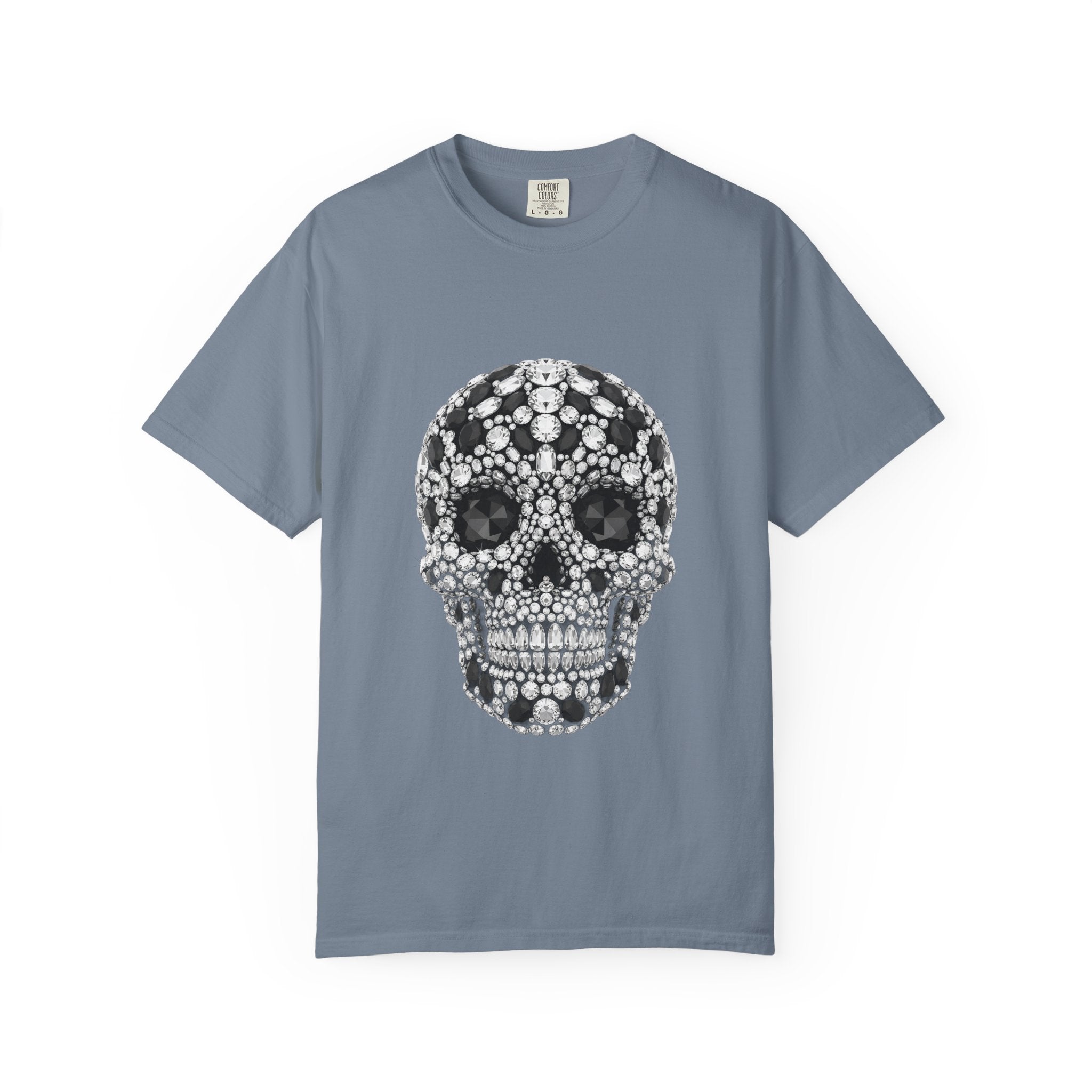 Gemstone Skull Graphic T-Shirt - Comfort Colors