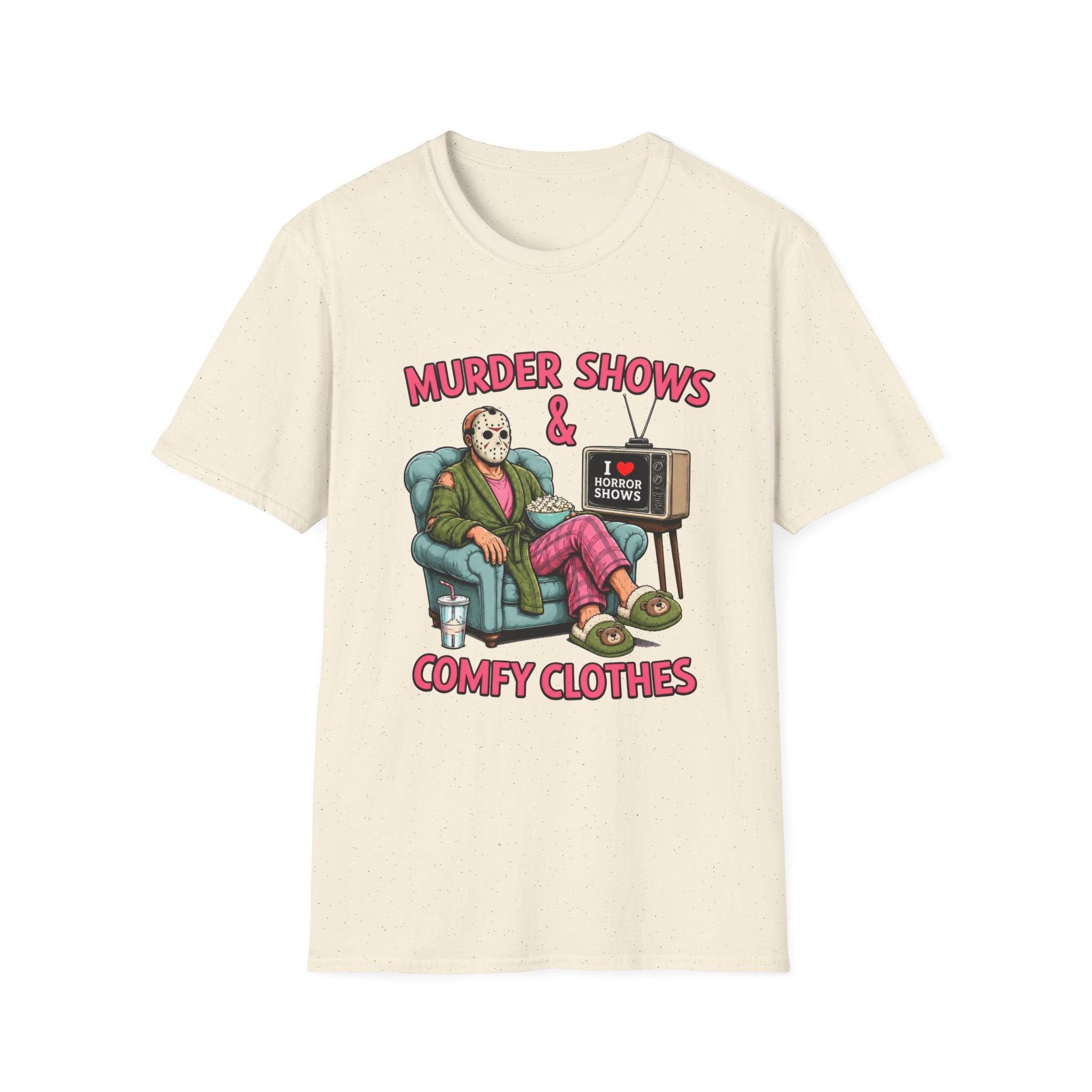 Murder Shows and Comfy Clothes Tee- Gildan