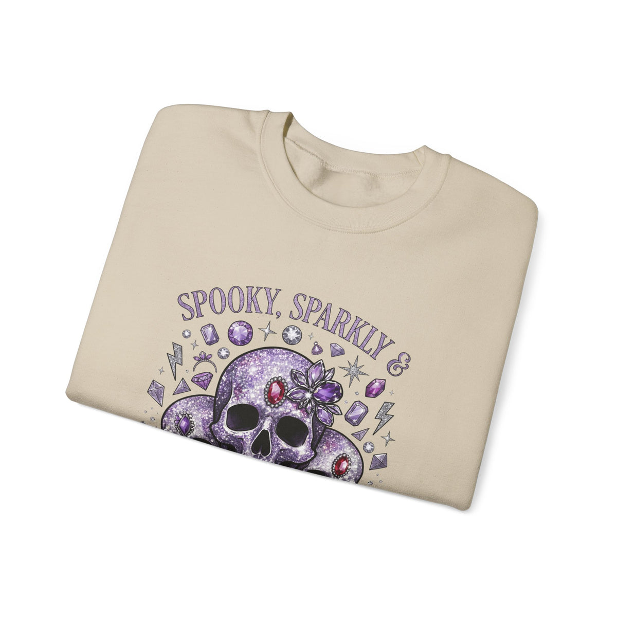 Spooky and Sparkly Sweatshirt - Gildan