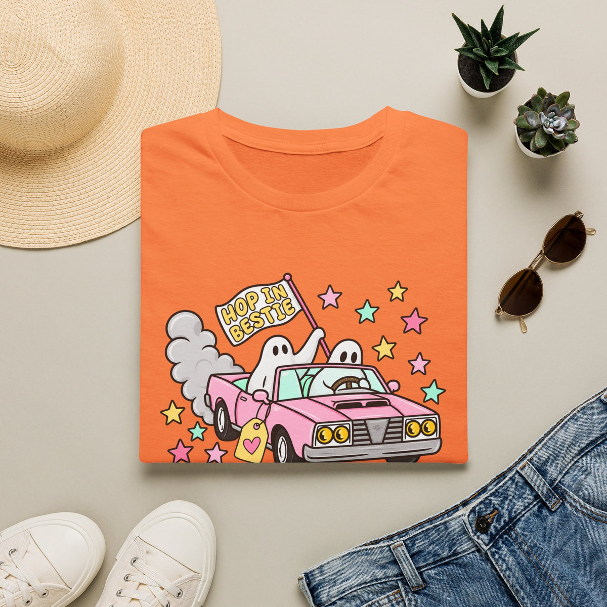 Hop In Bestie Tee - Gildan