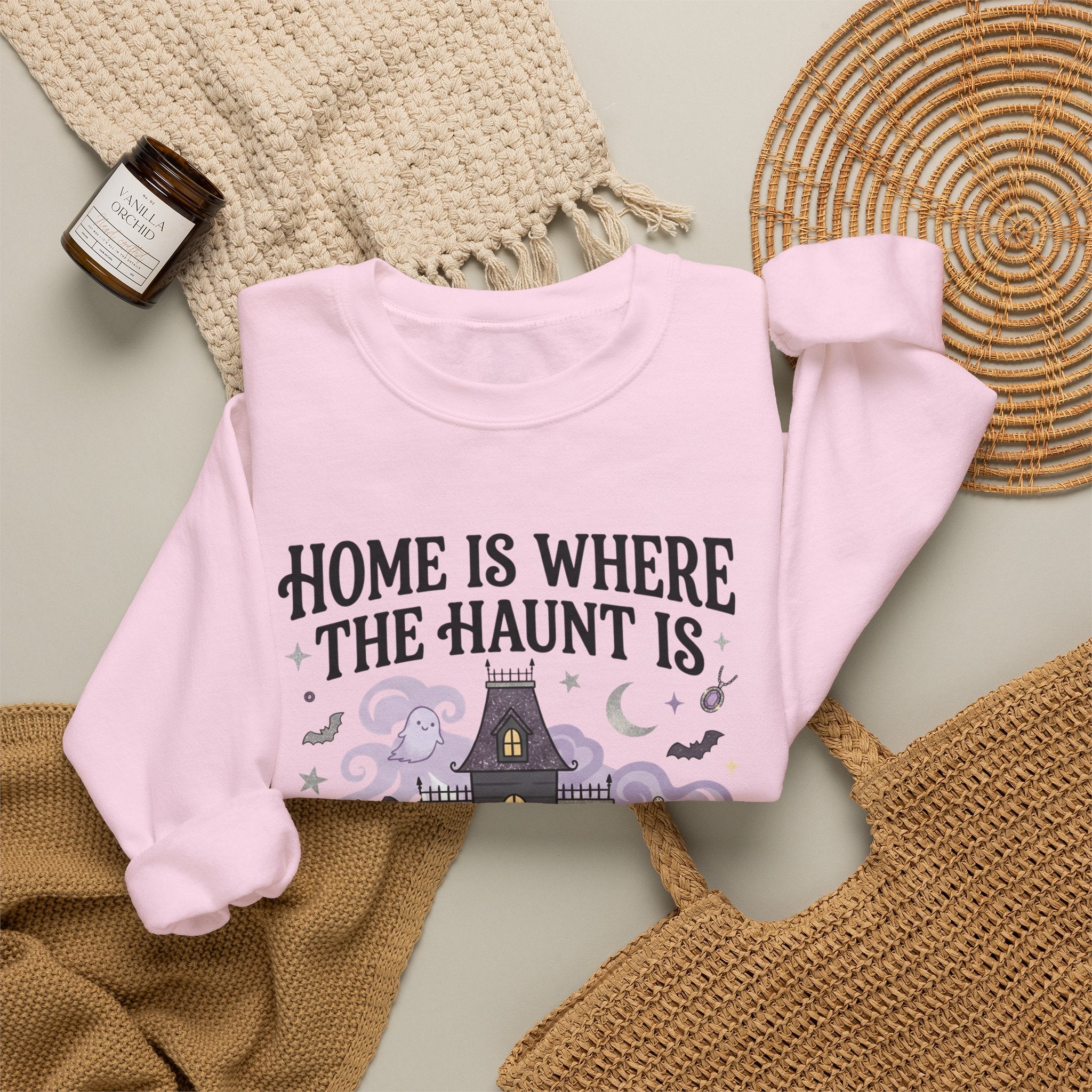 Home Is Where The Haunt Is Sweatshirt - Gildan