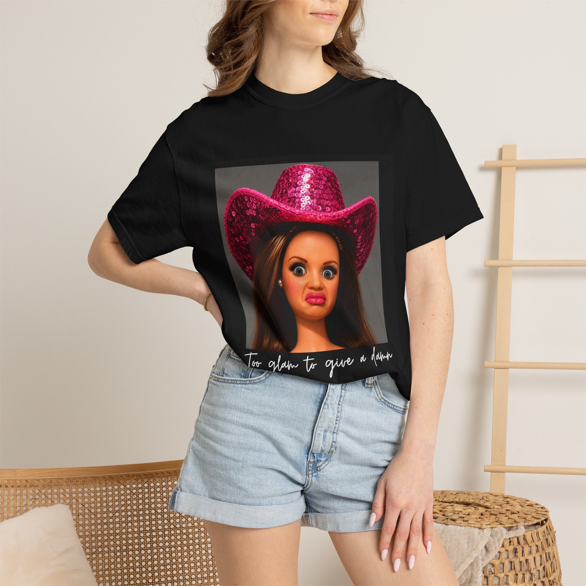 Too Glam To Give a Damn Tee - Comfort Colors