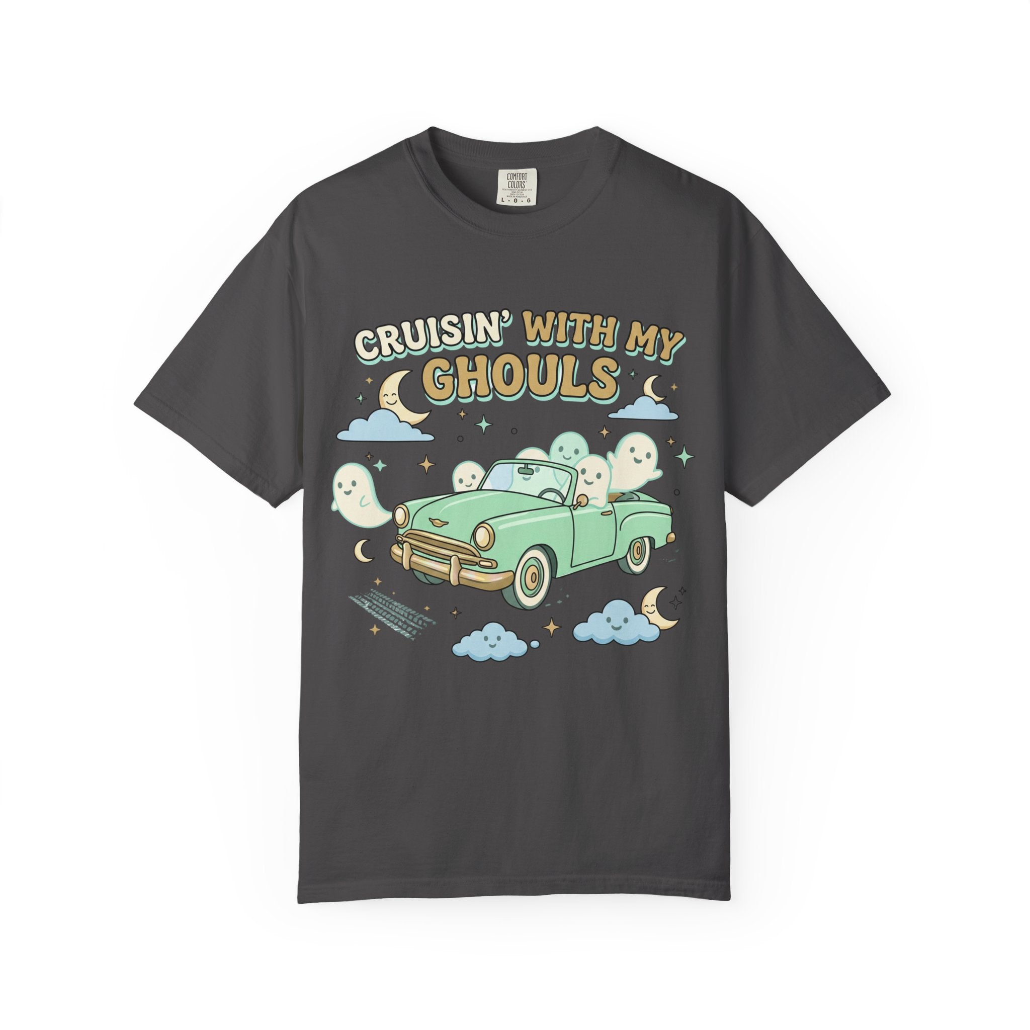 Cruisin' With My Ghouls Tee - Comfort Colors