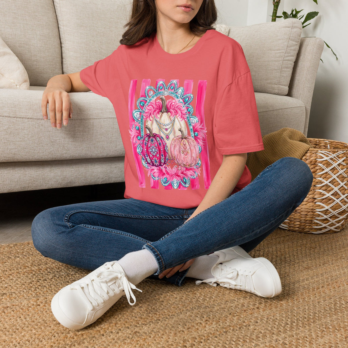 Pink Pumpkins Glam Tee - Gildan