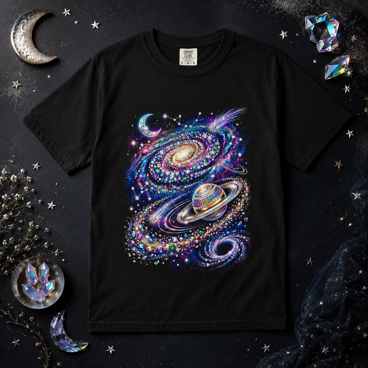 Obsidia Night Sky Tee - Comfort Colors