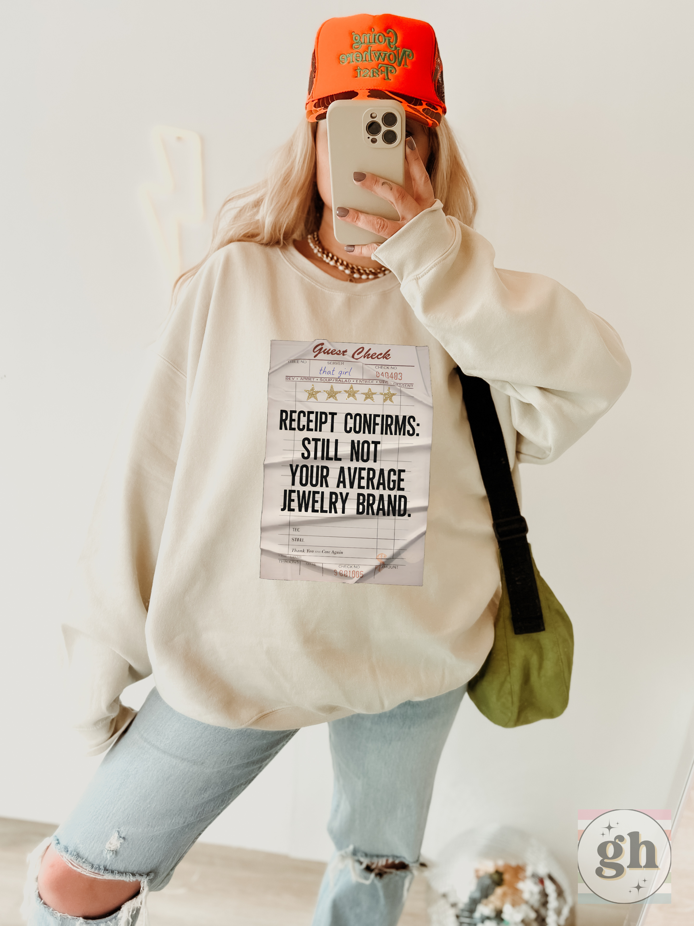 "Still Not Your Average Jewelry Brand" Crewneck - Comfort Colors