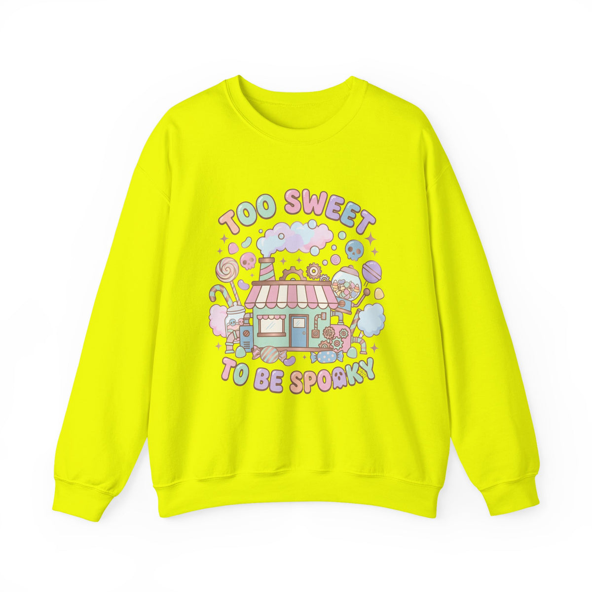 Too Sweet To Be Spooky Sweatshirt - Gildan