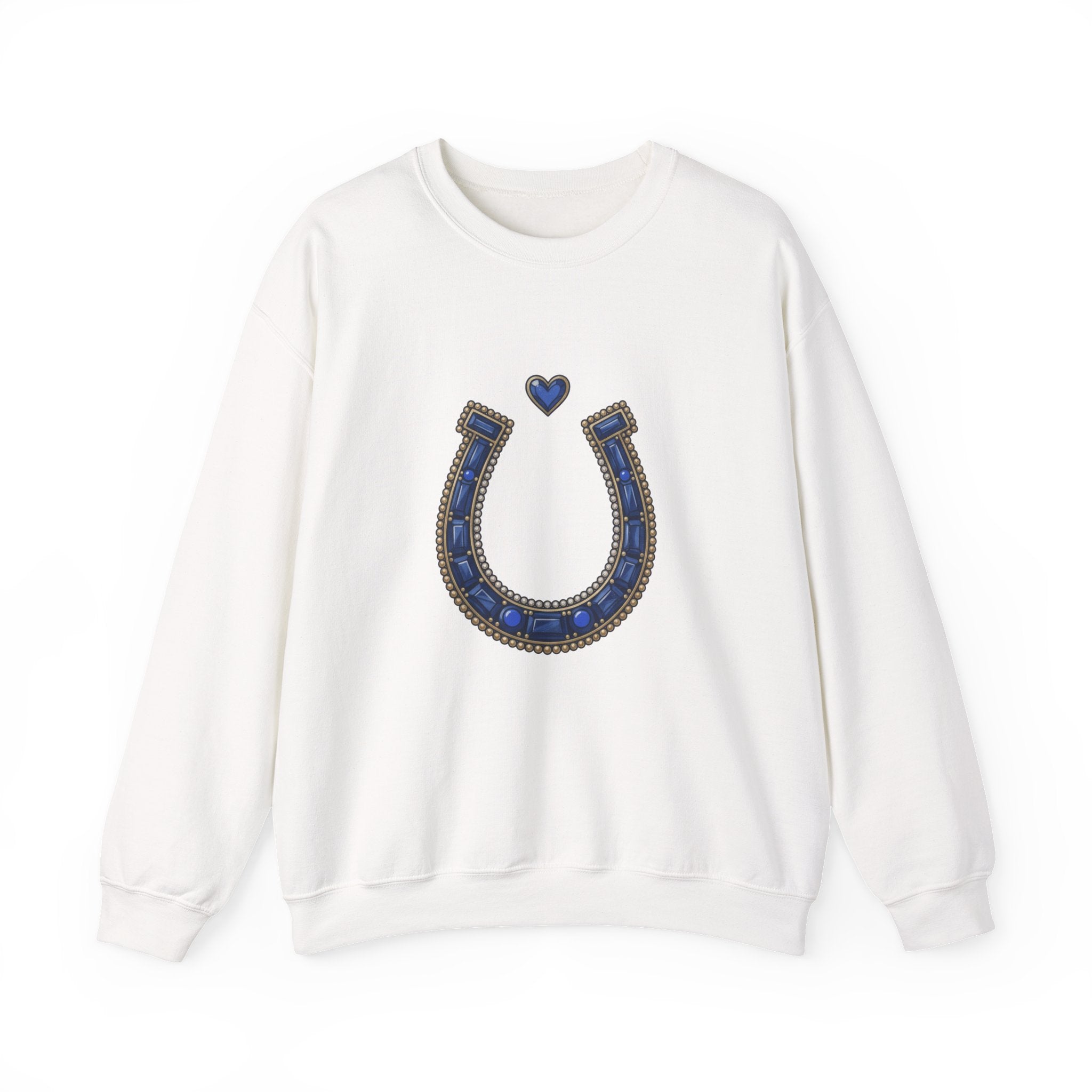 The Sapphire Horseshoe Sweatshirt - Gildan