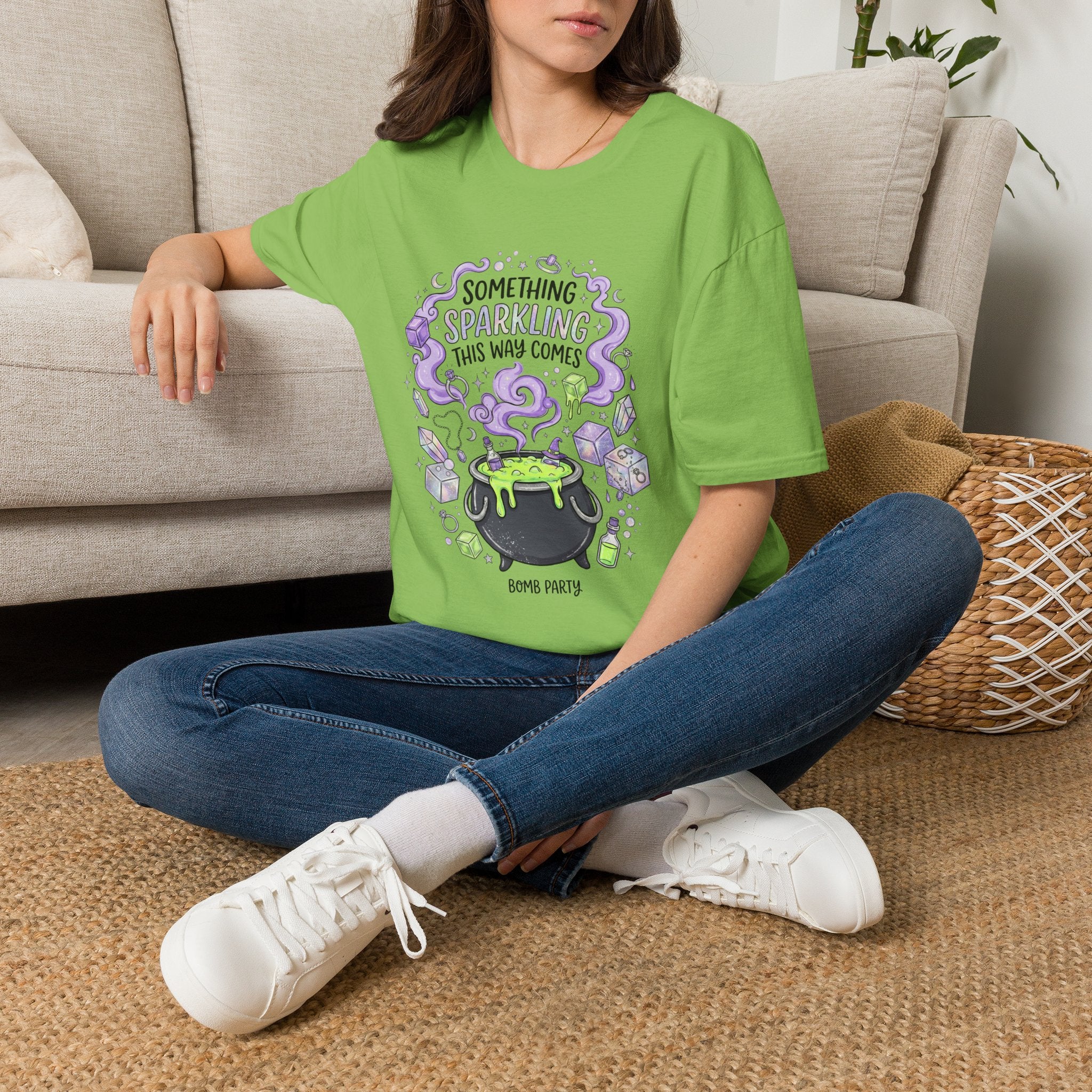 The Spooky Cauldron Tee - Gildan