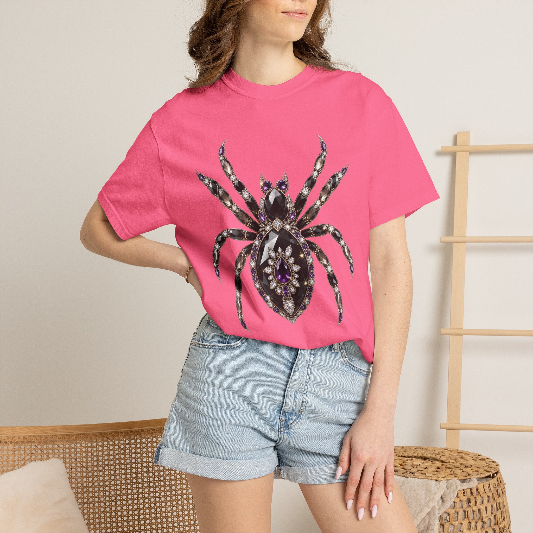 Jeweled Spider Tee - Comfort Colors