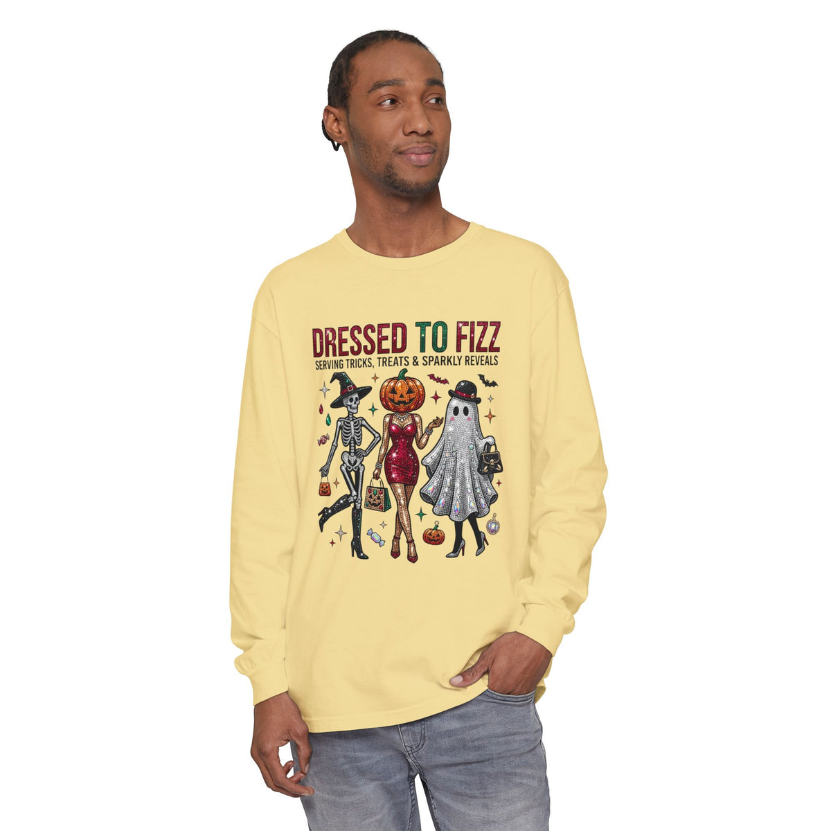 Dressed To Fizz Long Sleeve - Comfort Colors