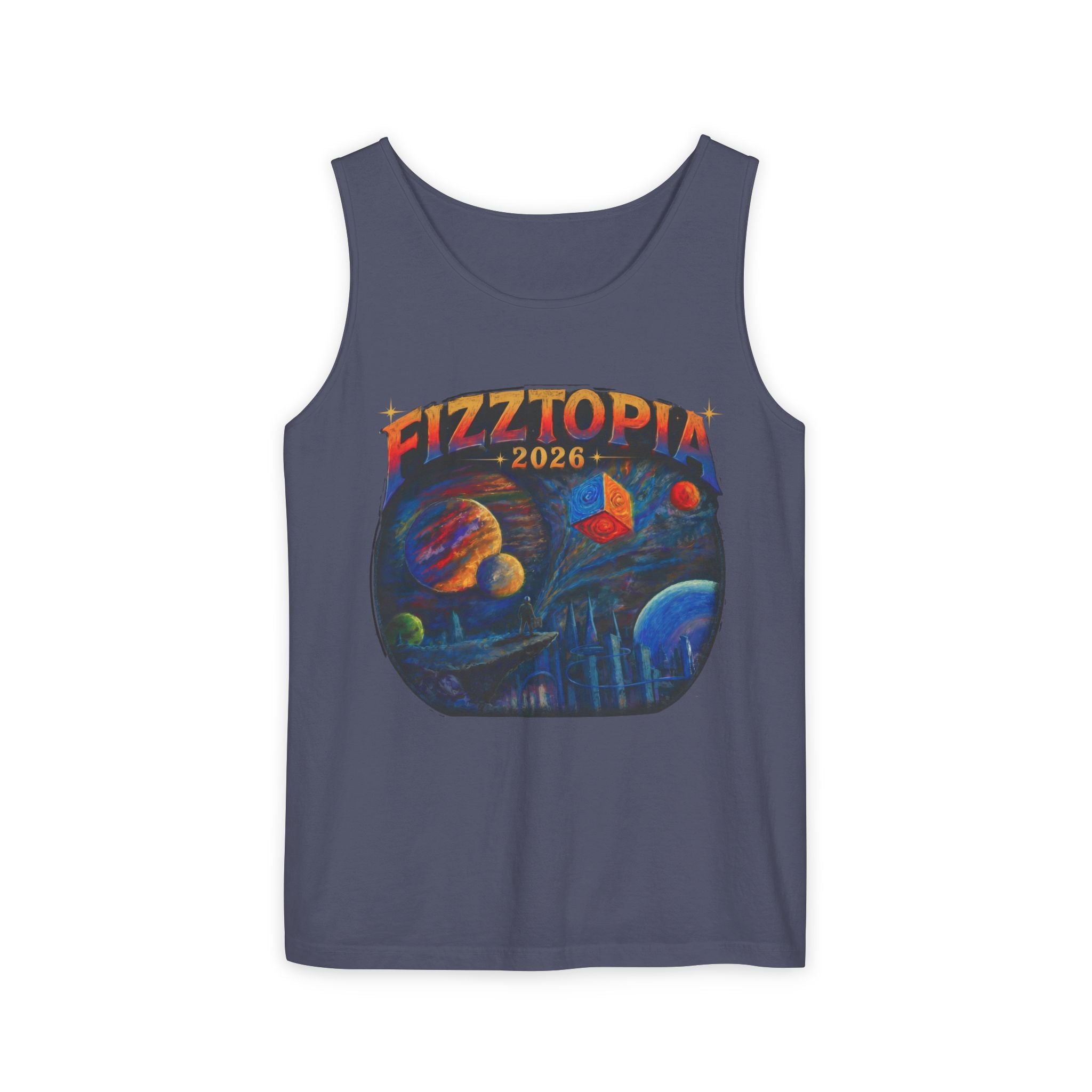 Daddy Ring Bomb's Fizztopia Galaxy Tank - Comfort Colors