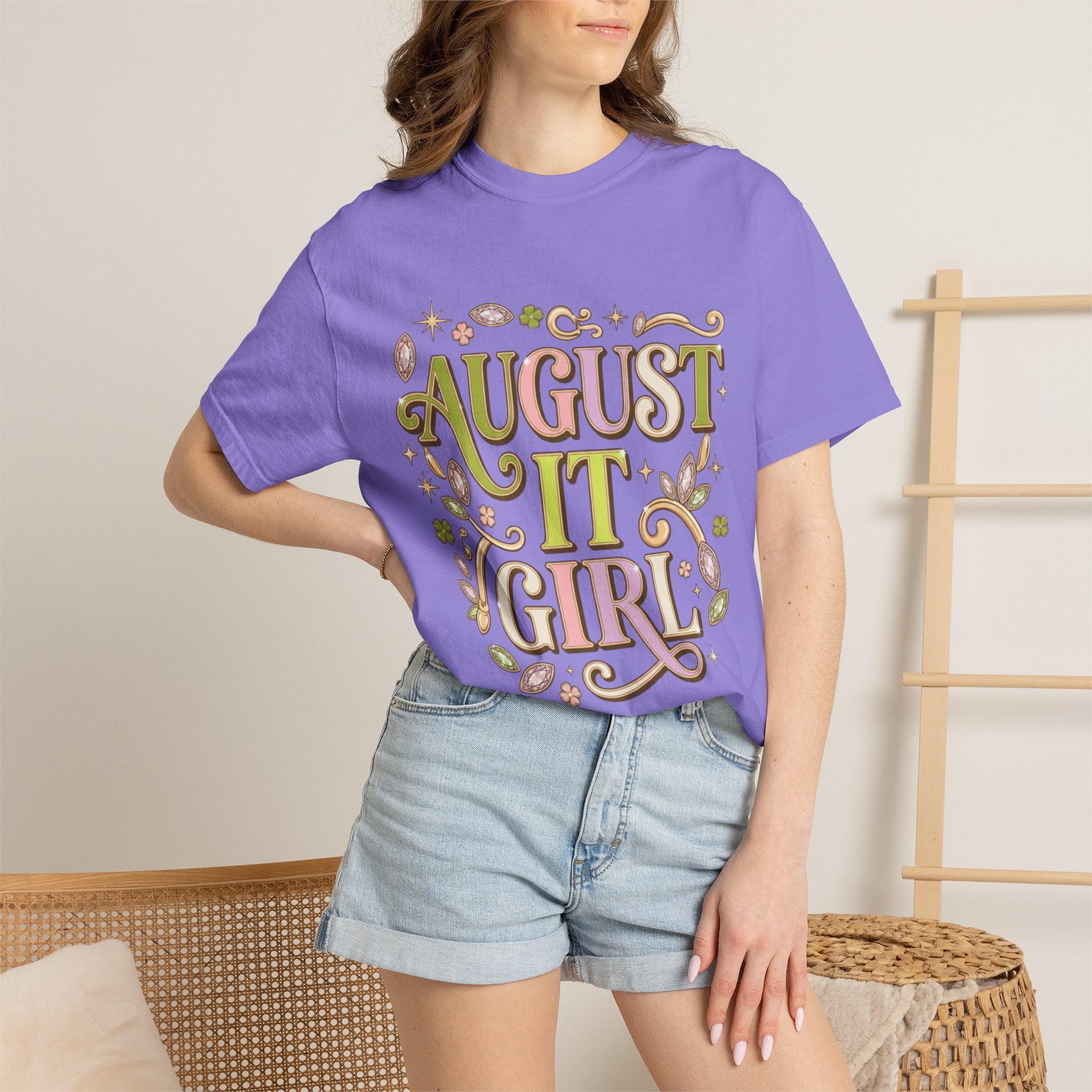August It Girl Tee - Comfort Colors