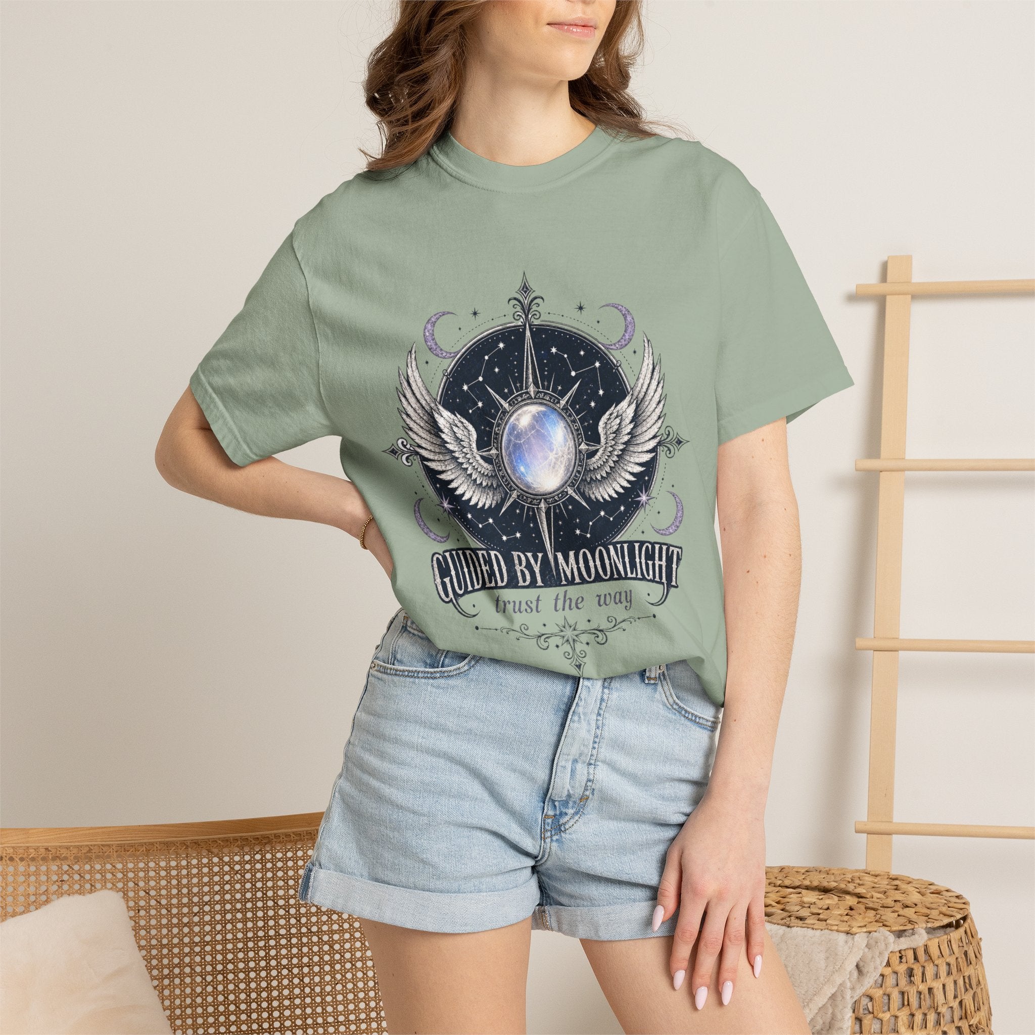 Guided by Moonlight Tee - Comfort Colors